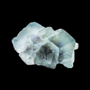 Small raw fluorite crystal cluster from namibia, blue green cubic fluorite with zoning, okorusu mine, collectible mineral specimen