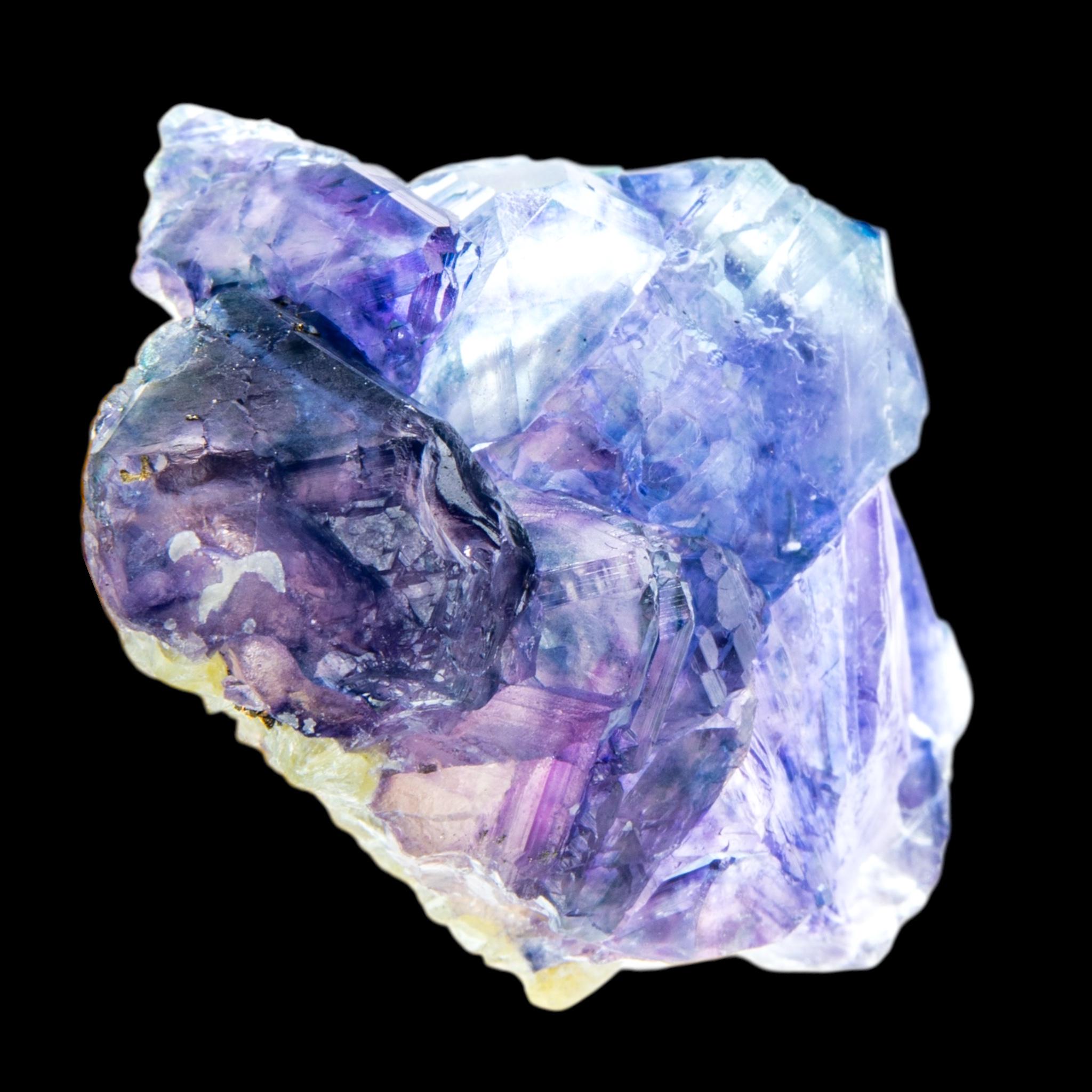 Purple fluorite crystal with blue tones, natural fluorite specimen from china, raw fluorite for collectors and home decor - Image 7