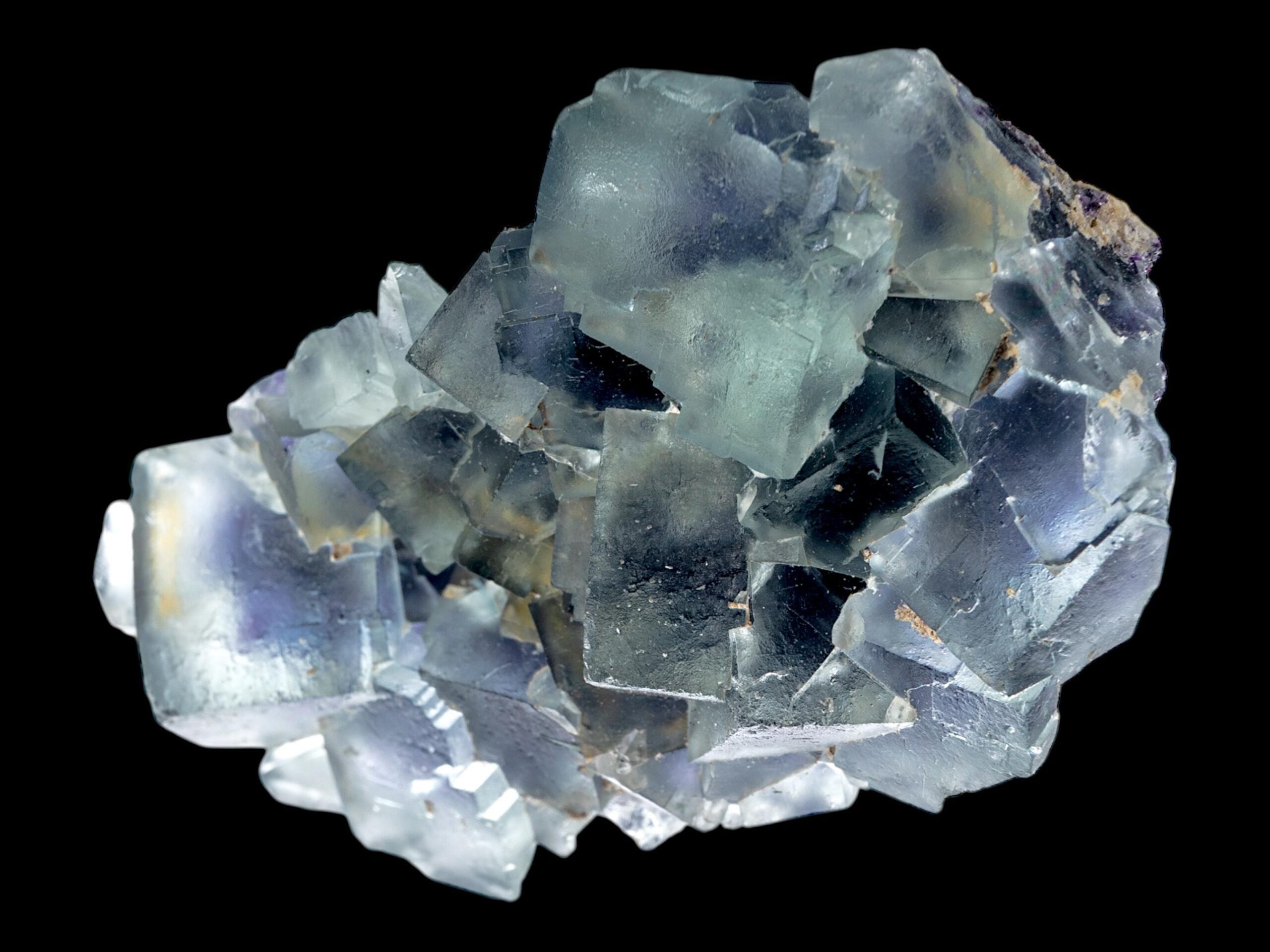 Green fluorite cluster, natural fluorite crystal specimen with cubic formation, okorusu fluorite from namibia, raw fluorite - Image 2
