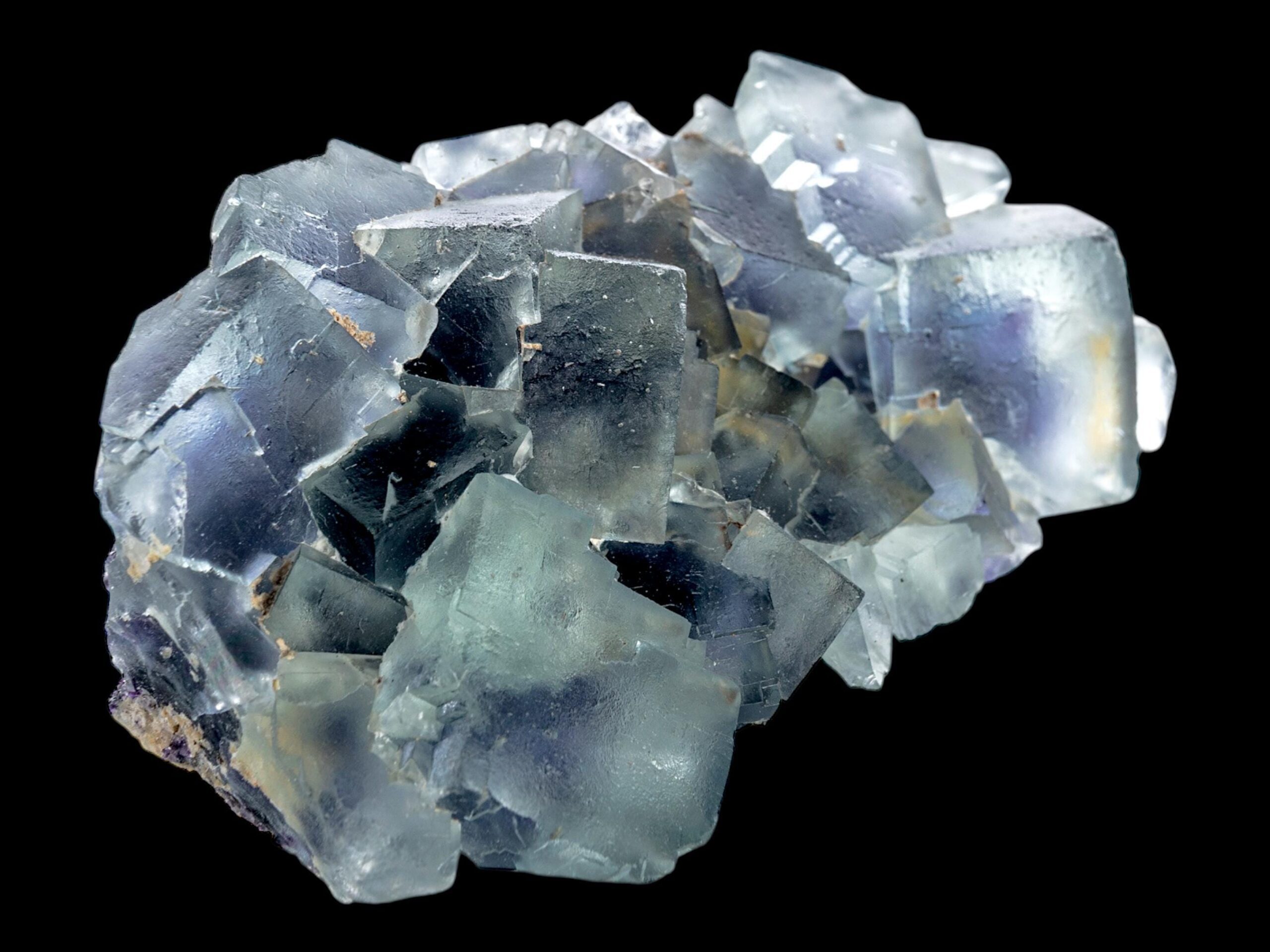 Green fluorite cluster, natural fluorite crystal specimen with cubic formation, okorusu fluorite from namibia, raw fluorite - Image 5