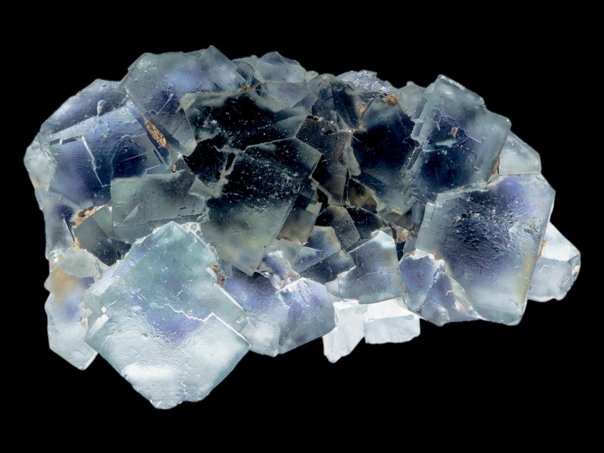 Green fluorite cluster, natural fluorite crystal specimen with cubic formation, okorusu fluorite from namibia, raw fluorite - Image 6