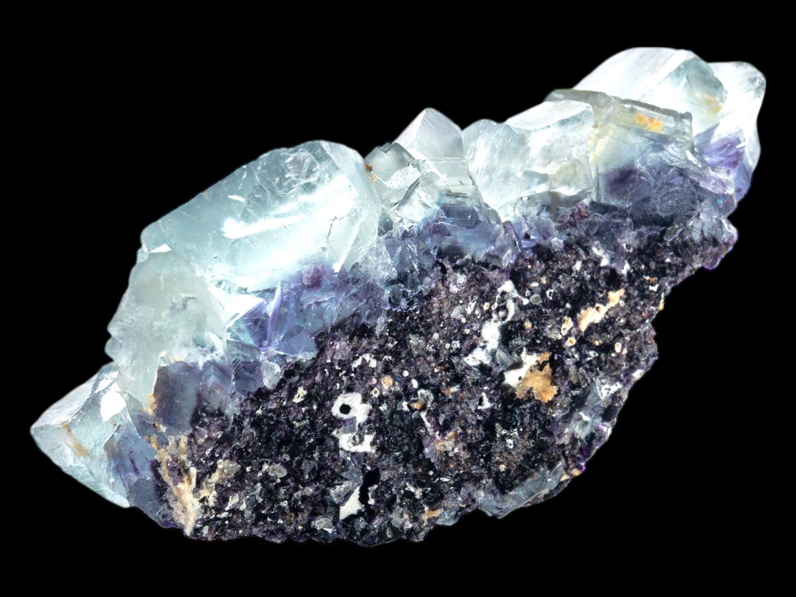 Green fluorite cluster, natural fluorite crystal specimen with cubic formation, okorusu fluorite from namibia, raw fluorite - Image 7