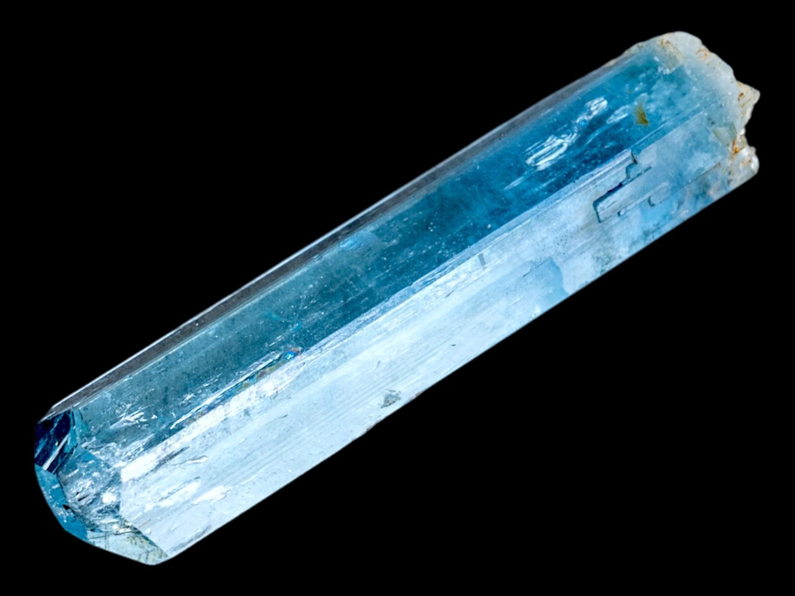 Aquamarine crystal natural blue raw aquamarine specimen with termination, aquamarine for collectors, healing aquamarine jewellery - Image 2