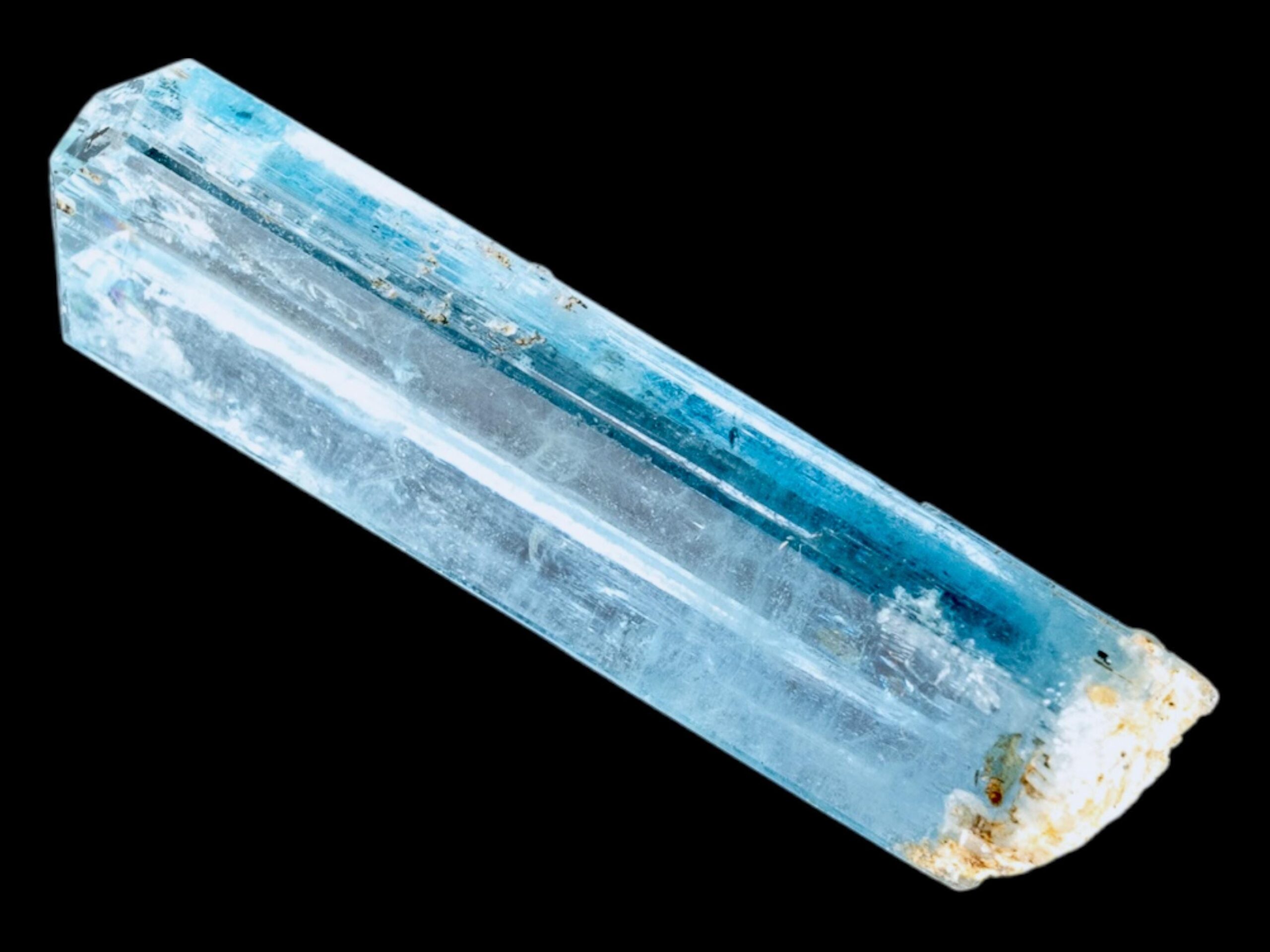 Aquamarine crystal natural blue raw aquamarine specimen with termination, aquamarine for collectors, healing aquamarine jewellery - Image 3