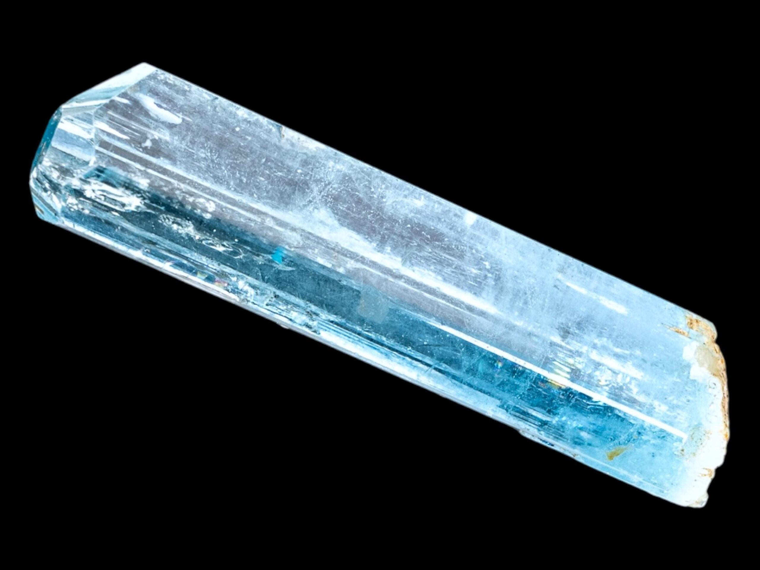 Aquamarine crystal natural blue raw aquamarine specimen with termination, aquamarine for collectors, healing aquamarine jewellery - Image 6