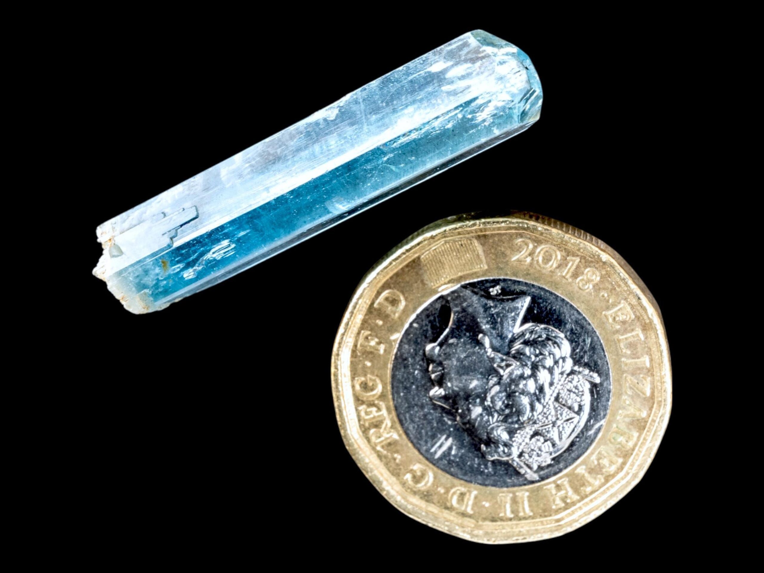Aquamarine crystal natural blue raw aquamarine specimen with termination, aquamarine for collectors, healing aquamarine jewellery - Image 7