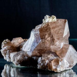 Smoky quartz crystal cluster, raw smoky quartz, natural quartz crystal, swiss alpine quartz, quartz specimen, collector mineral