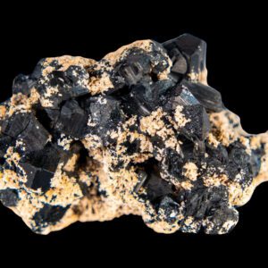 Black tourmaline crystal raw cluster brazilian mineral specimen tourmaline stone for collectors natural black crystal