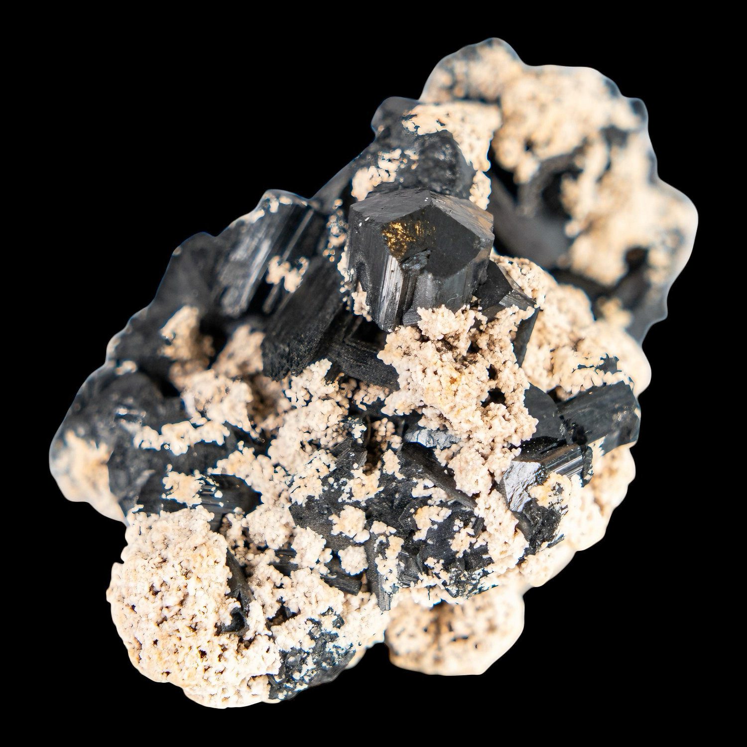 Black tourmaline crystal raw cluster brazilian mineral specimen tourmaline stone for collectors natural black crystal - Image 6