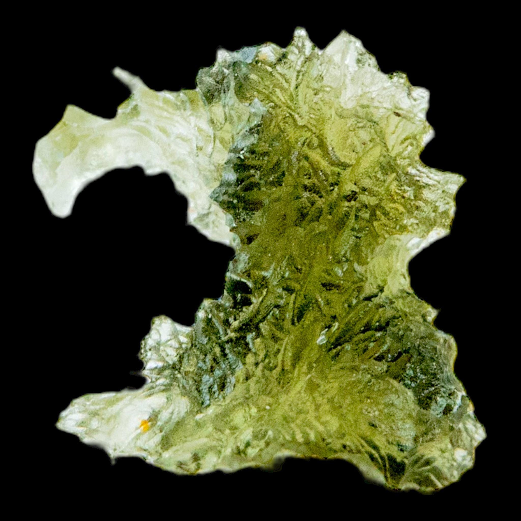 Moldavite crystal hedgehog 1.7g, spiky raw green moldavite from czech republic, nesmen forest tektite, natural collector specimen - Image 4