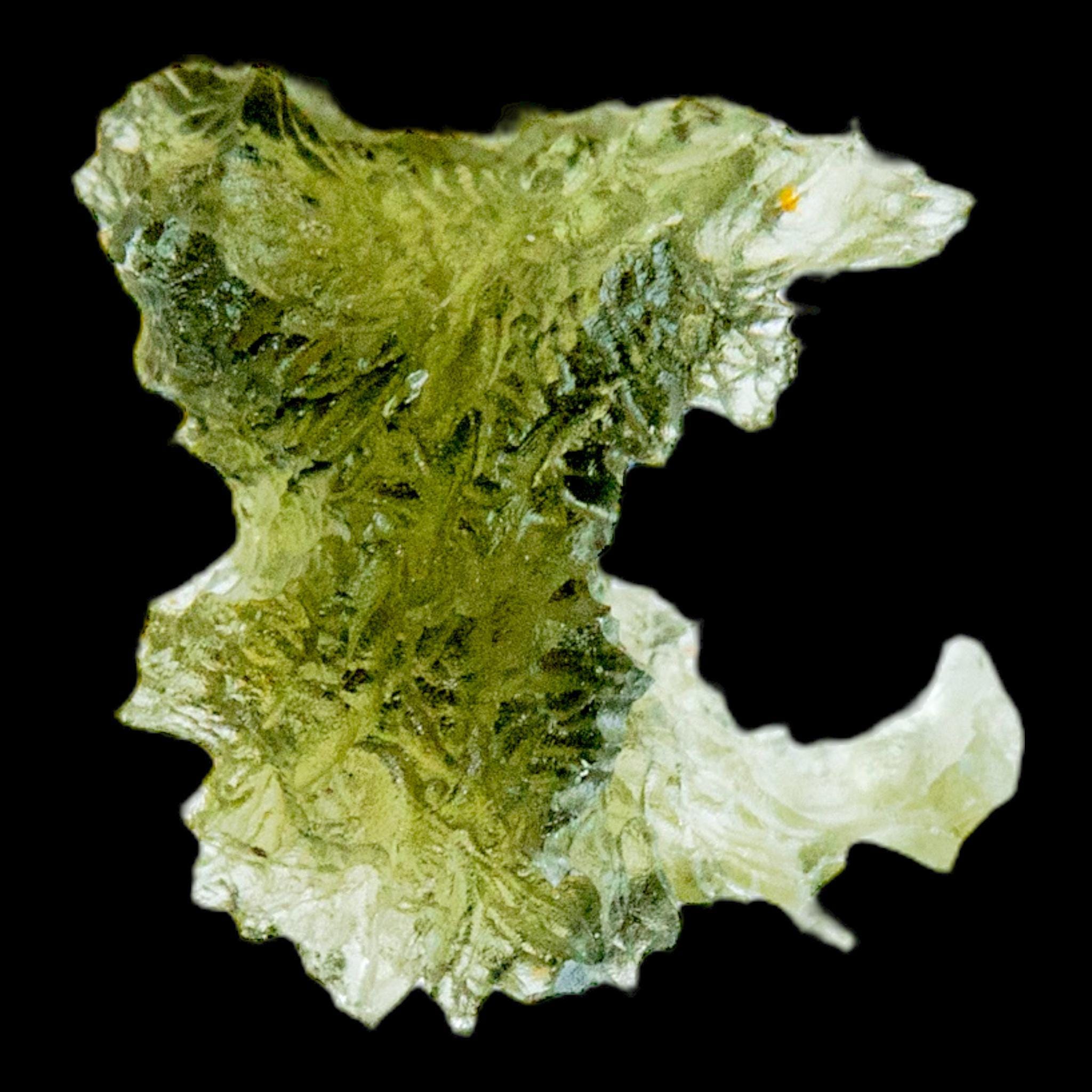 Moldavite crystal hedgehog 1.7g, spiky raw green moldavite from czech republic, nesmen forest tektite, natural collector specimen - Image 5
