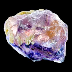Purple fluorite crystal with blue tones, natural fluorite cluster from china, authentic fluorite specimen for collectors and home decor