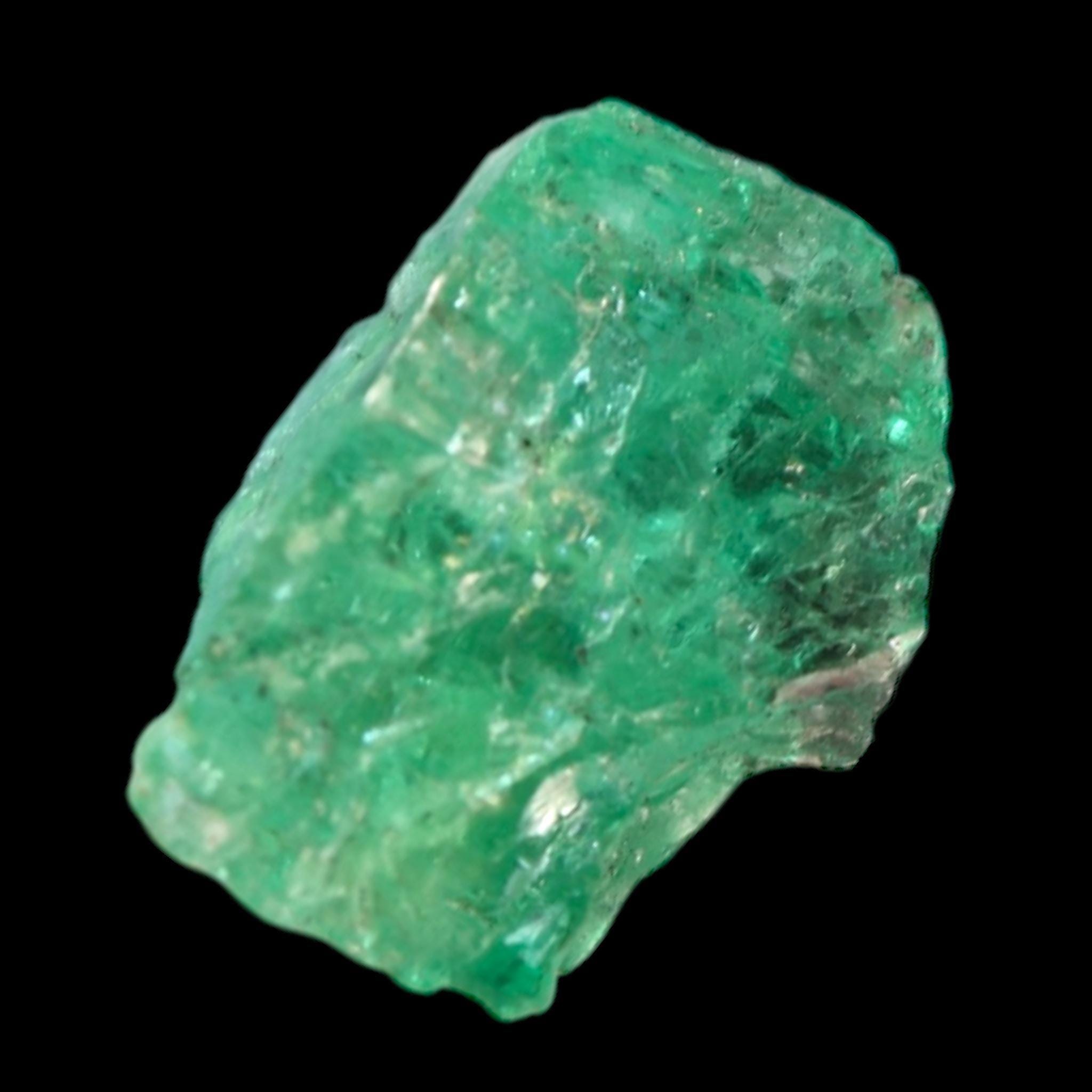 Emerald crystal specimen natural colombian emerald raw green crystal sustainably sourced from family mine