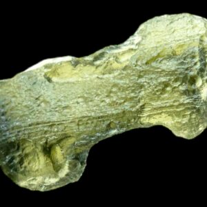 Authentic moldavite for tektite collectors from czech republic ideal for specimen display and spiritual healers