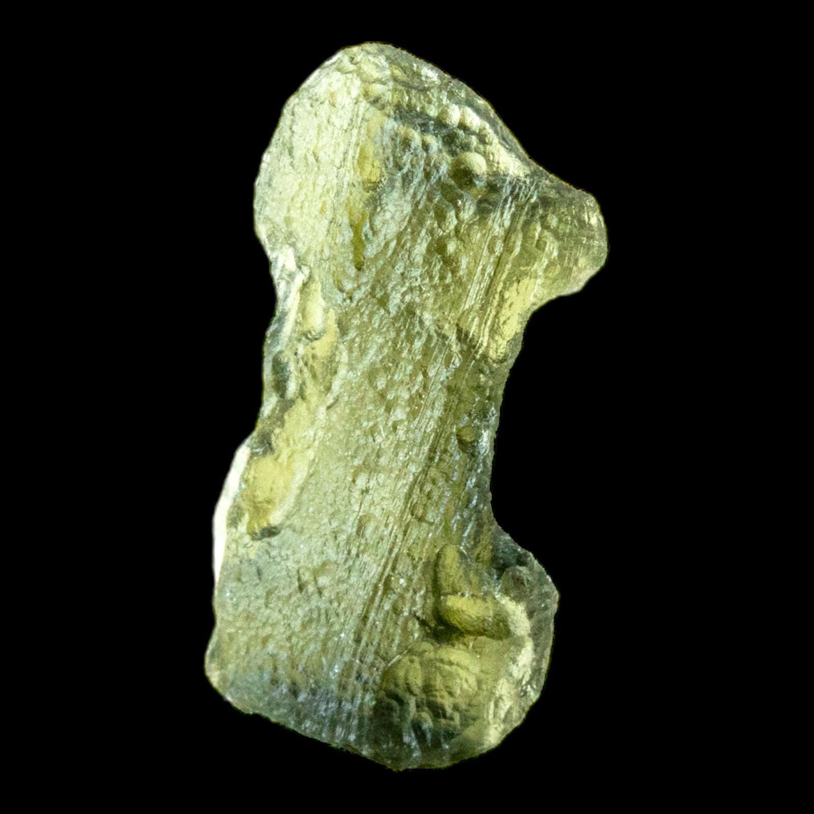 Authentic moldavite for tektite collectors from czech republic ideal for specimen display and spiritual healers - Image 2