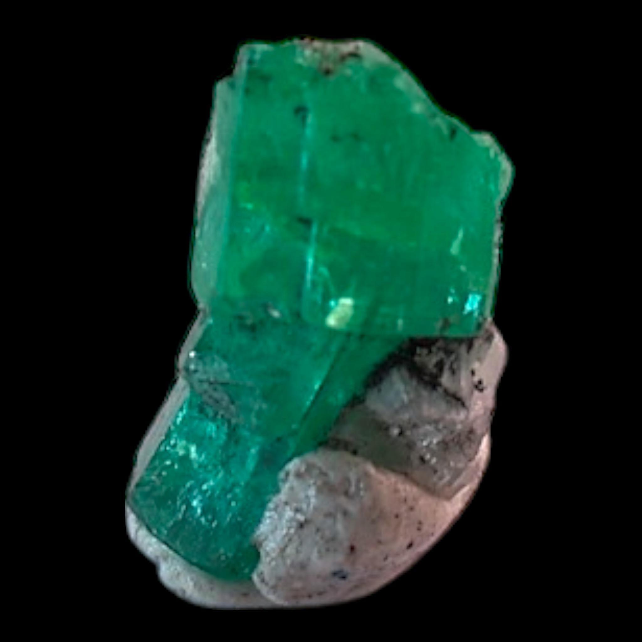 Colombian emerald crystal, natural raw emerald from coscuez colombia, green crystal specimen for collectors and display - Image 4