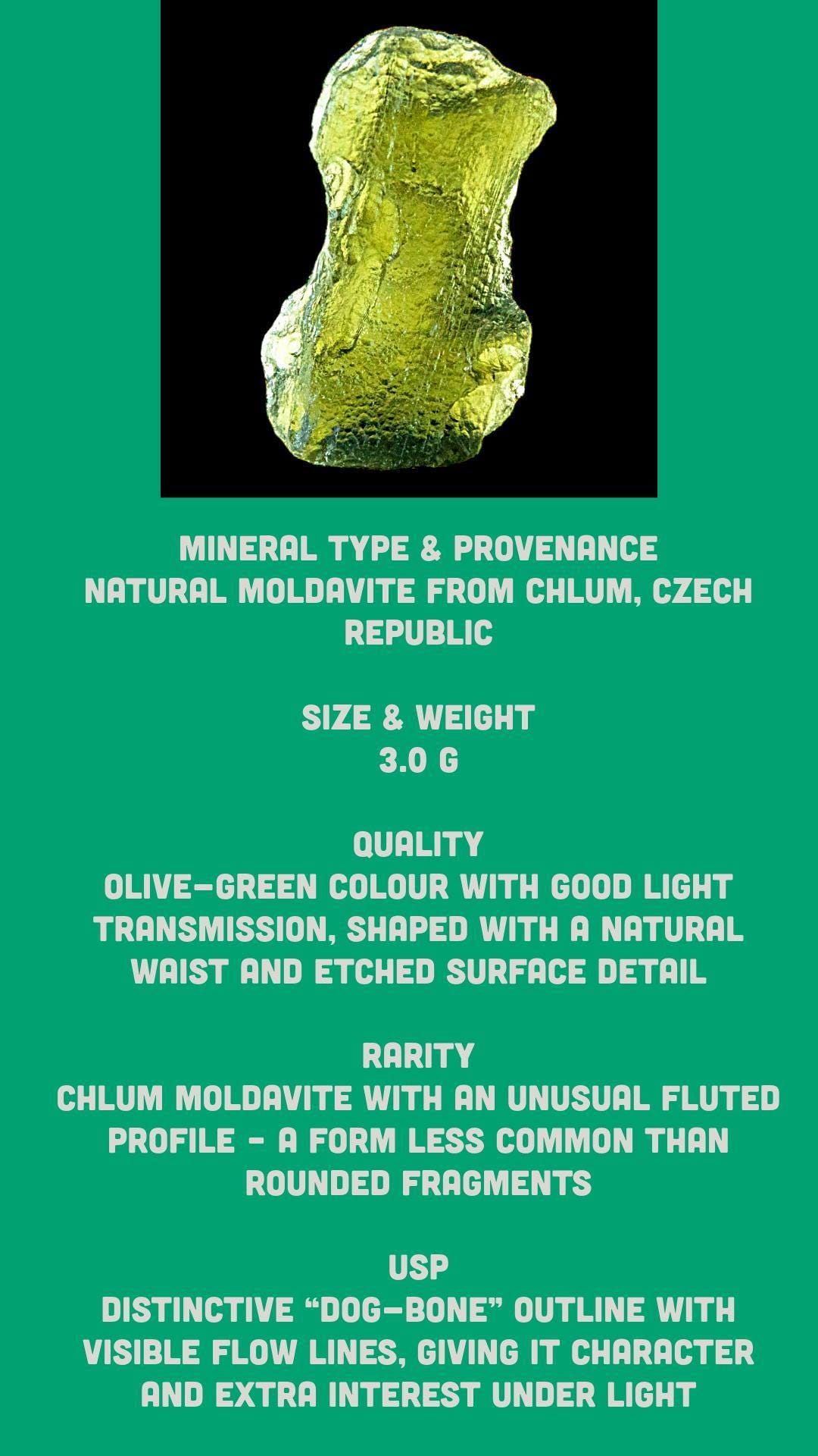 Authentic moldavite for tektite collectors from czech republic ideal for specimen display and spiritual healers - Image 9