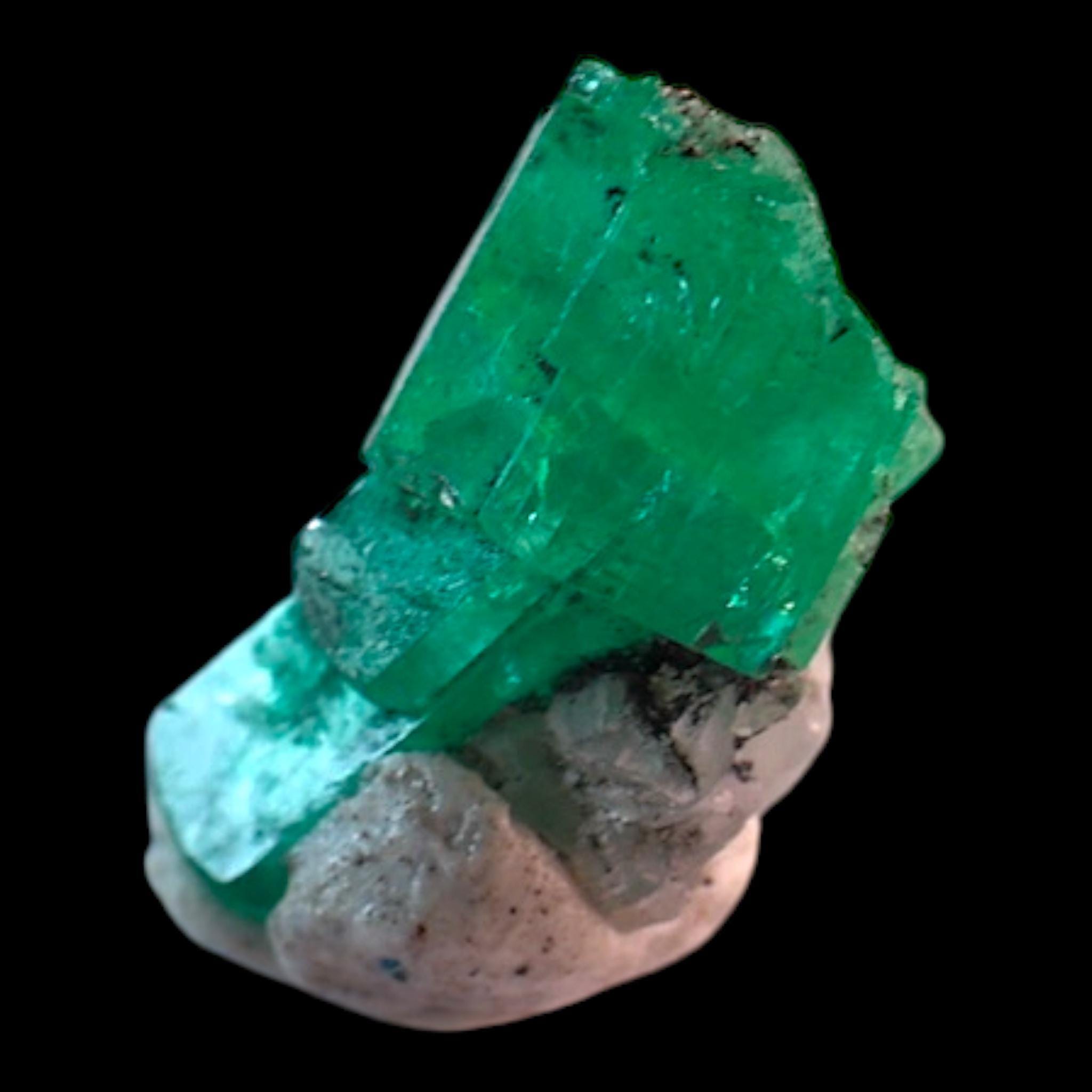Colombian emerald crystal, natural raw emerald from coscuez colombia, green crystal specimen for collectors and display - Image 6