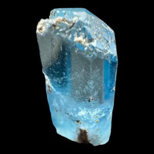 Raw aquamarine crystal for wire wrap jewellery, meditation or grid layouts, thumbnail specimen for altar display or collector use