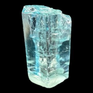Natural aquamarine crystal for jewellery making, raw blue beryl for collectors, small clear crystal for gifts or display
