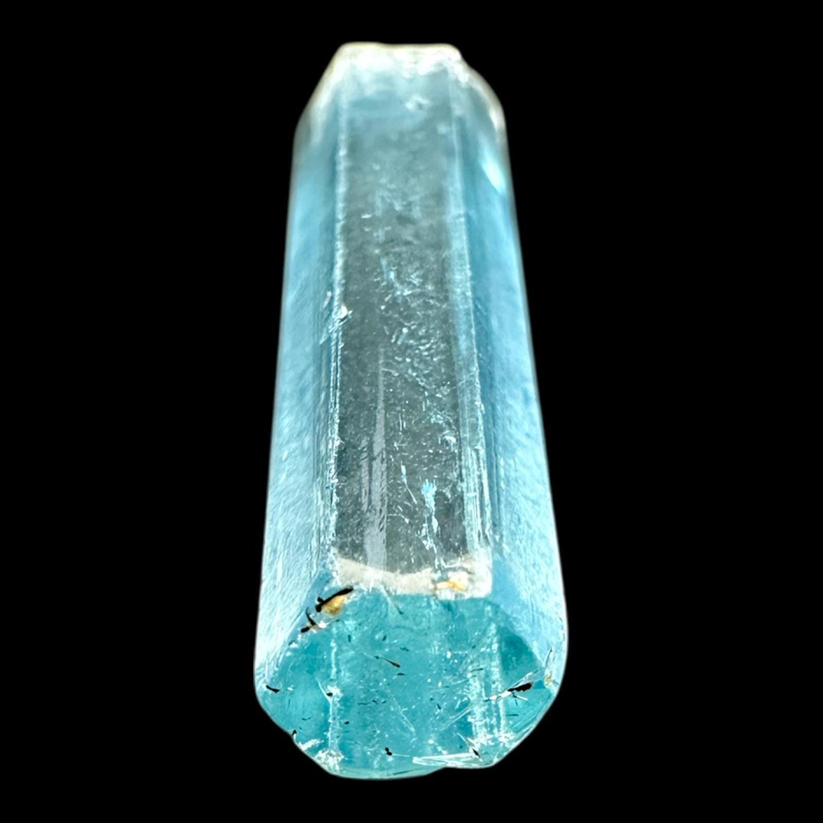 Aquamarine crystal specimen, natural blue beryl from vietnam, high clarity aquamarine for collectors or jewellery use - Image 3