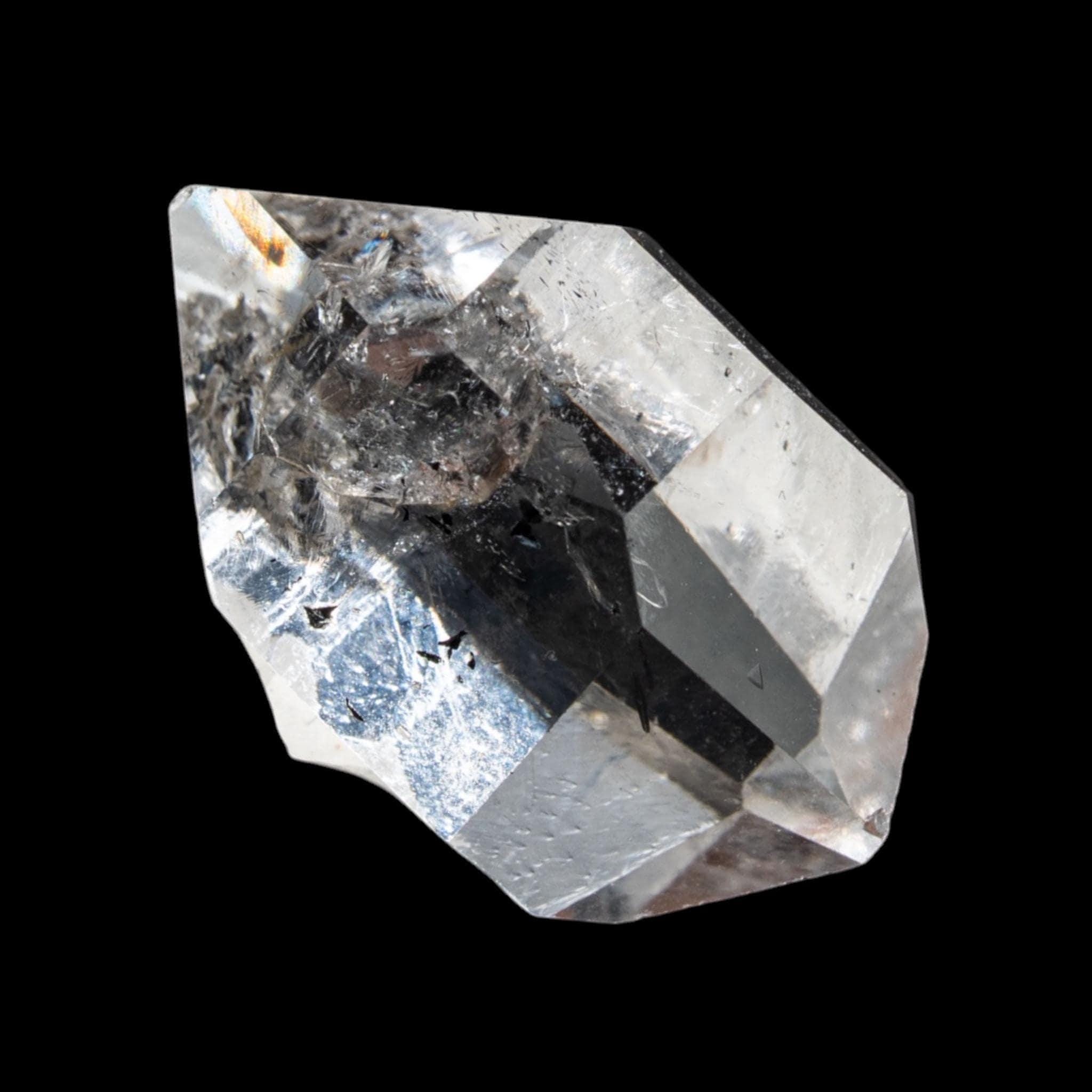 Herkimer diamond crystal, double terminated quartz crystal, clear quartz specimen, natural crystal from new york, collector mineral - Image 2