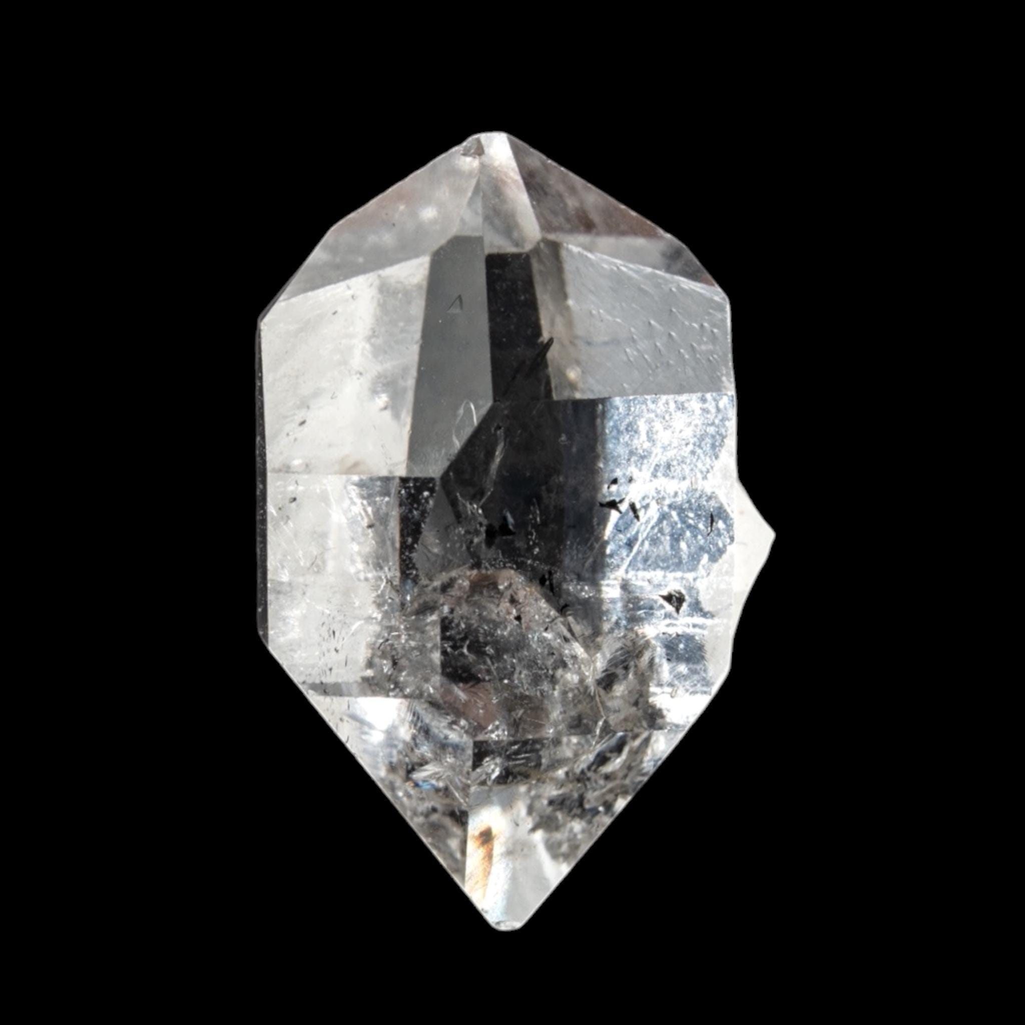 Herkimer diamond crystal, double terminated quartz crystal, clear quartz specimen, natural crystal from new york, collector mineral - Image 5