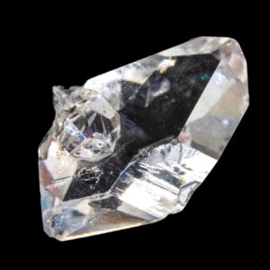 Herkimer diamond crystal, double terminated quartz crystal cluster, clear quartz from new york for collectors
