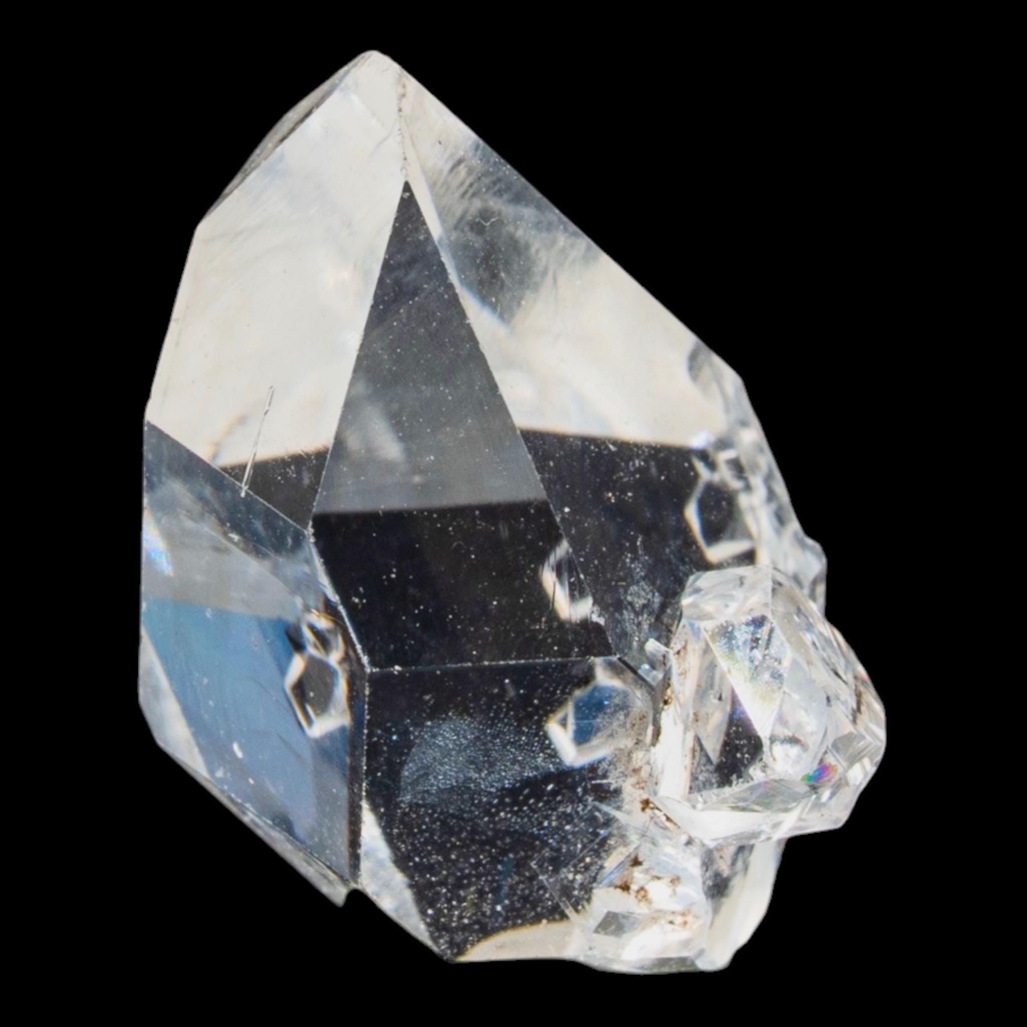 Herkimer diamond crystal, double terminated quartz crystal cluster, clear quartz from new york for collectors - Image 4