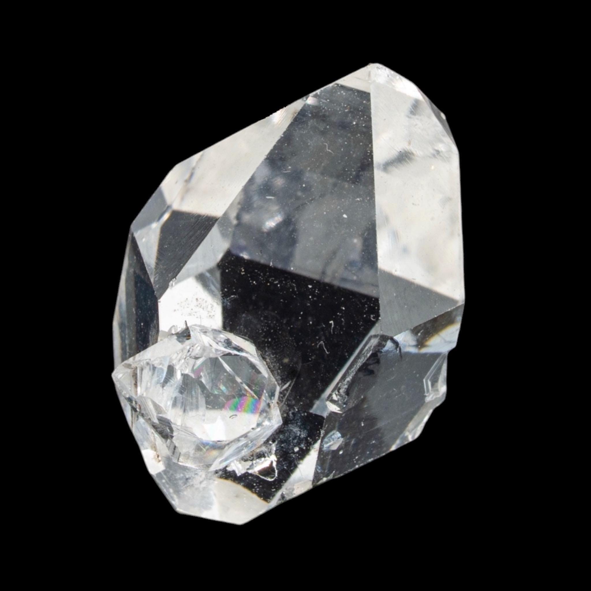 Herkimer diamond crystal, double terminated quartz crystal cluster, clear quartz from new york for collectors - Image 5
