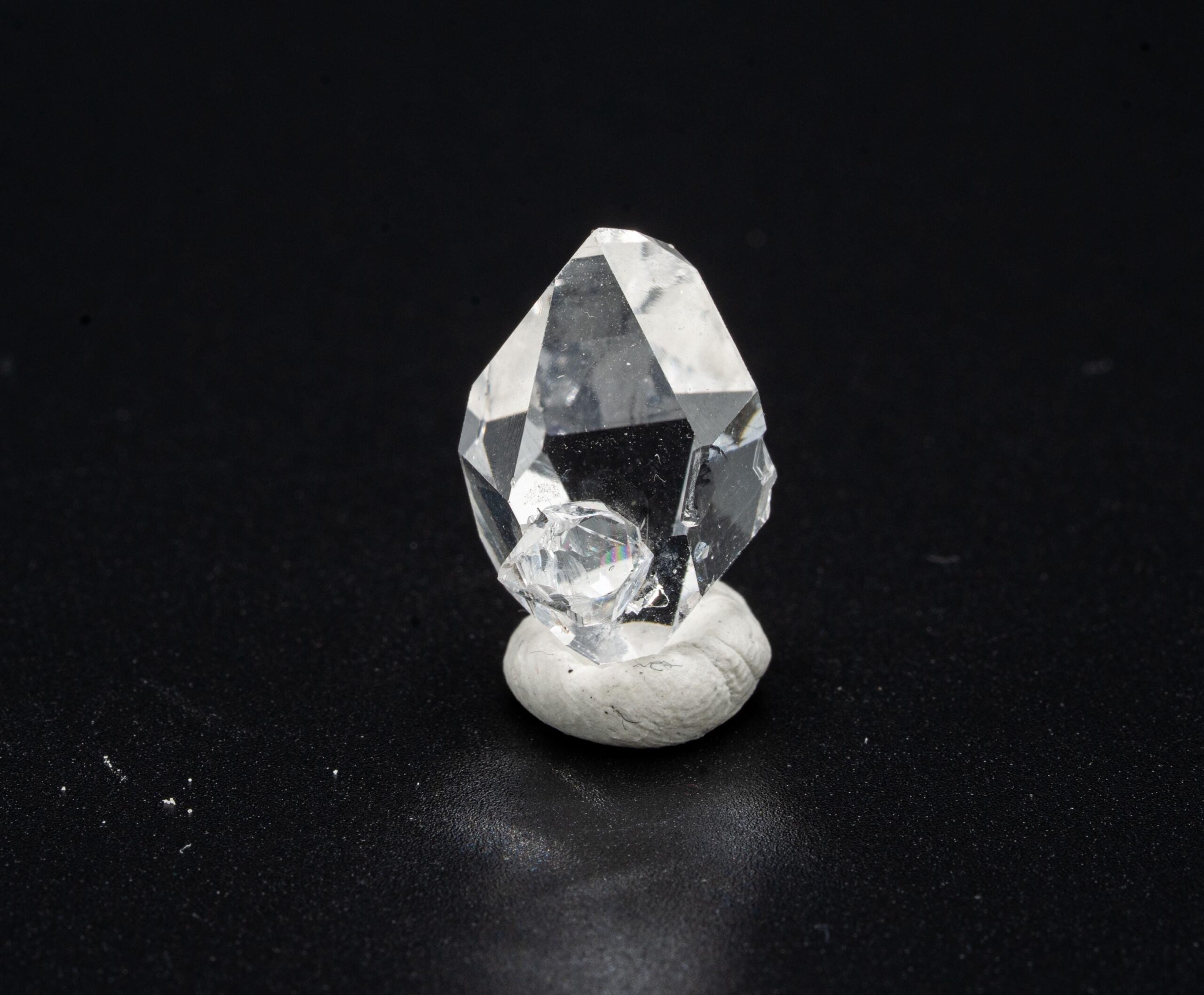 Herkimer diamond crystal, double terminated quartz crystal cluster, clear quartz from new york for collectors - Image 6