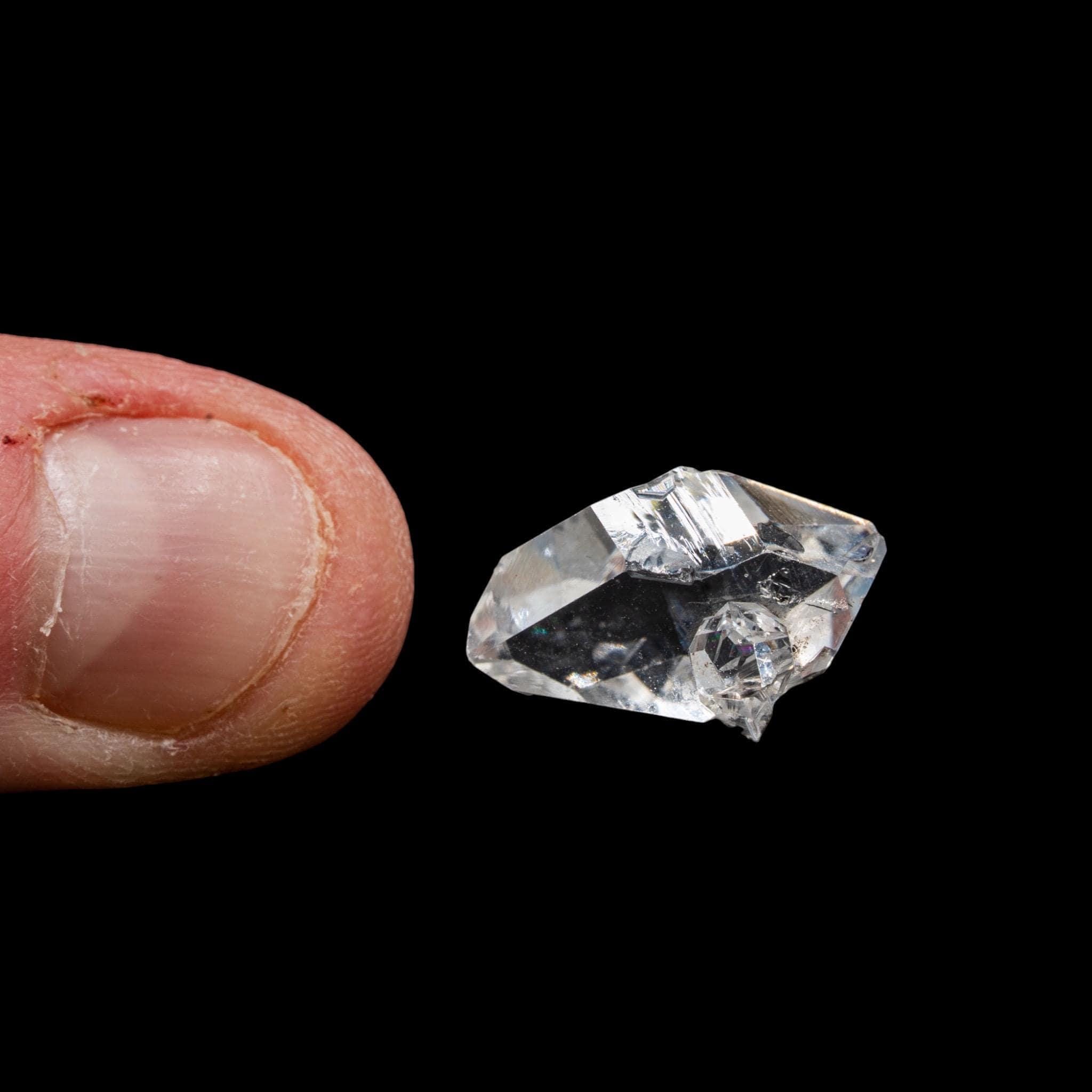 Herkimer diamond crystal, double terminated quartz crystal cluster, clear quartz from new york for collectors - Image 7