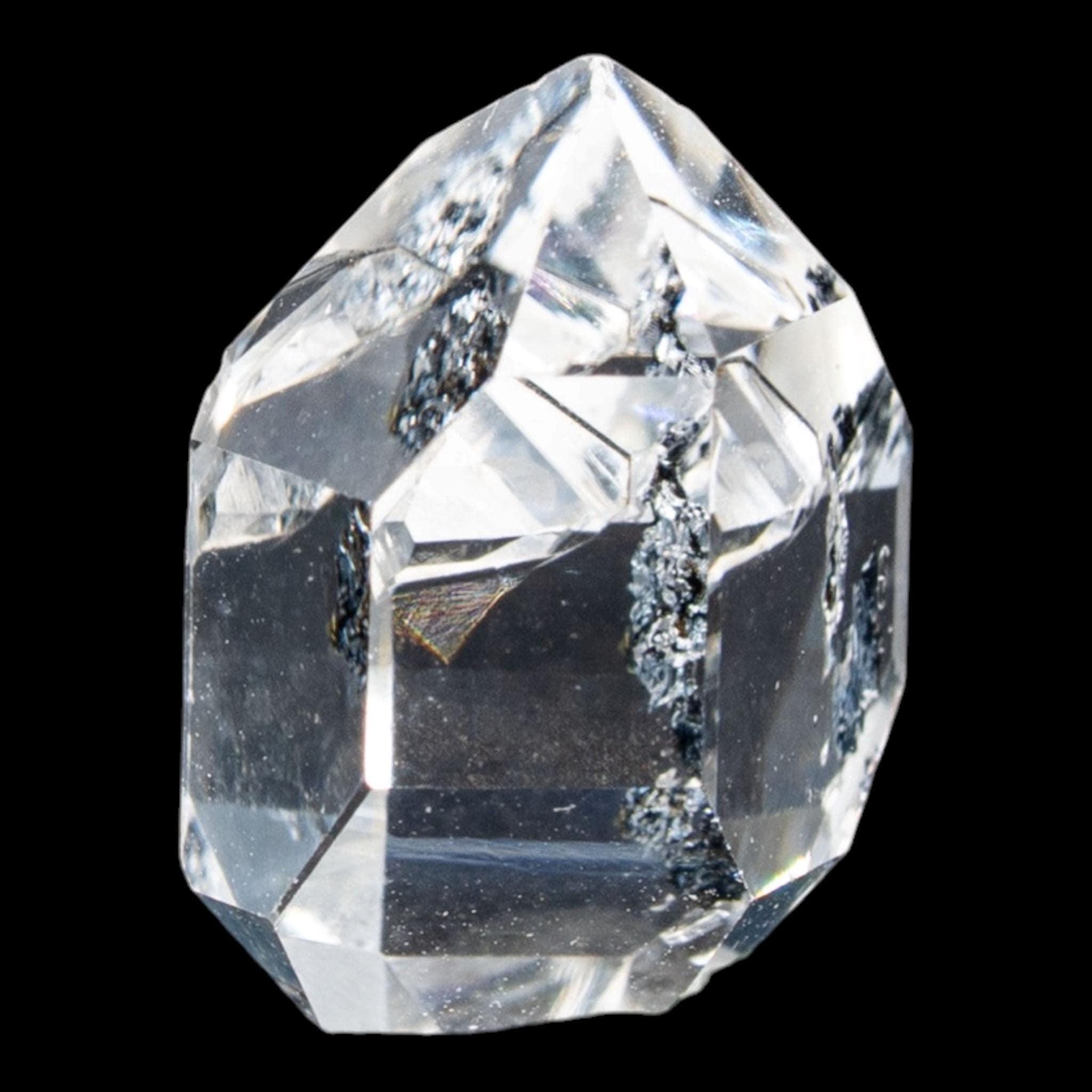 Herkimer diamond crystal, double terminated quartz crystal from new york, clear quartz specimen for collectors