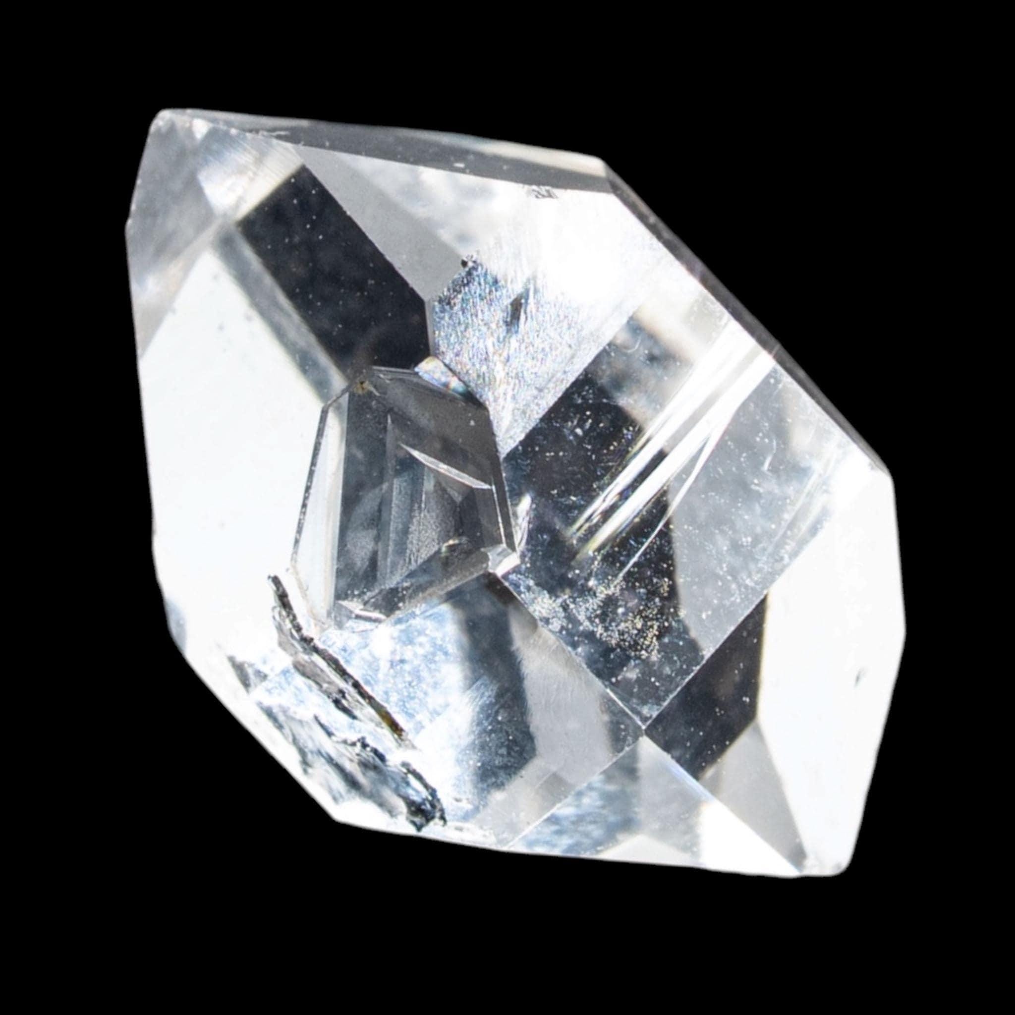 Herkimer diamond crystal, double terminated quartz crystal from new york, clear quartz specimen for collectors - Image 2