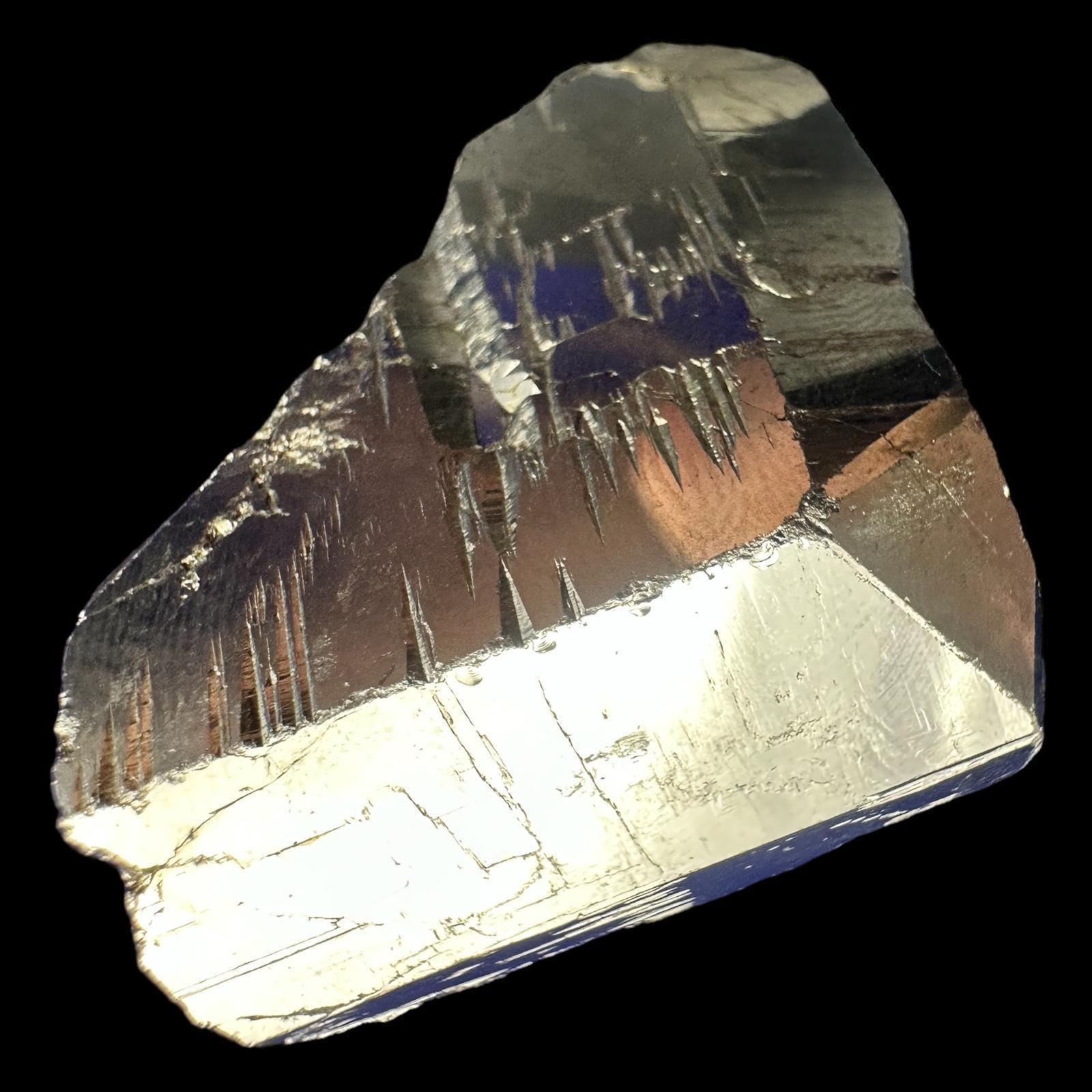 Pyrite crystal, raw pyrite mineral specimen, cubic pyrite cluster for collectors and home decor, metallic gold crystal display - Image 4