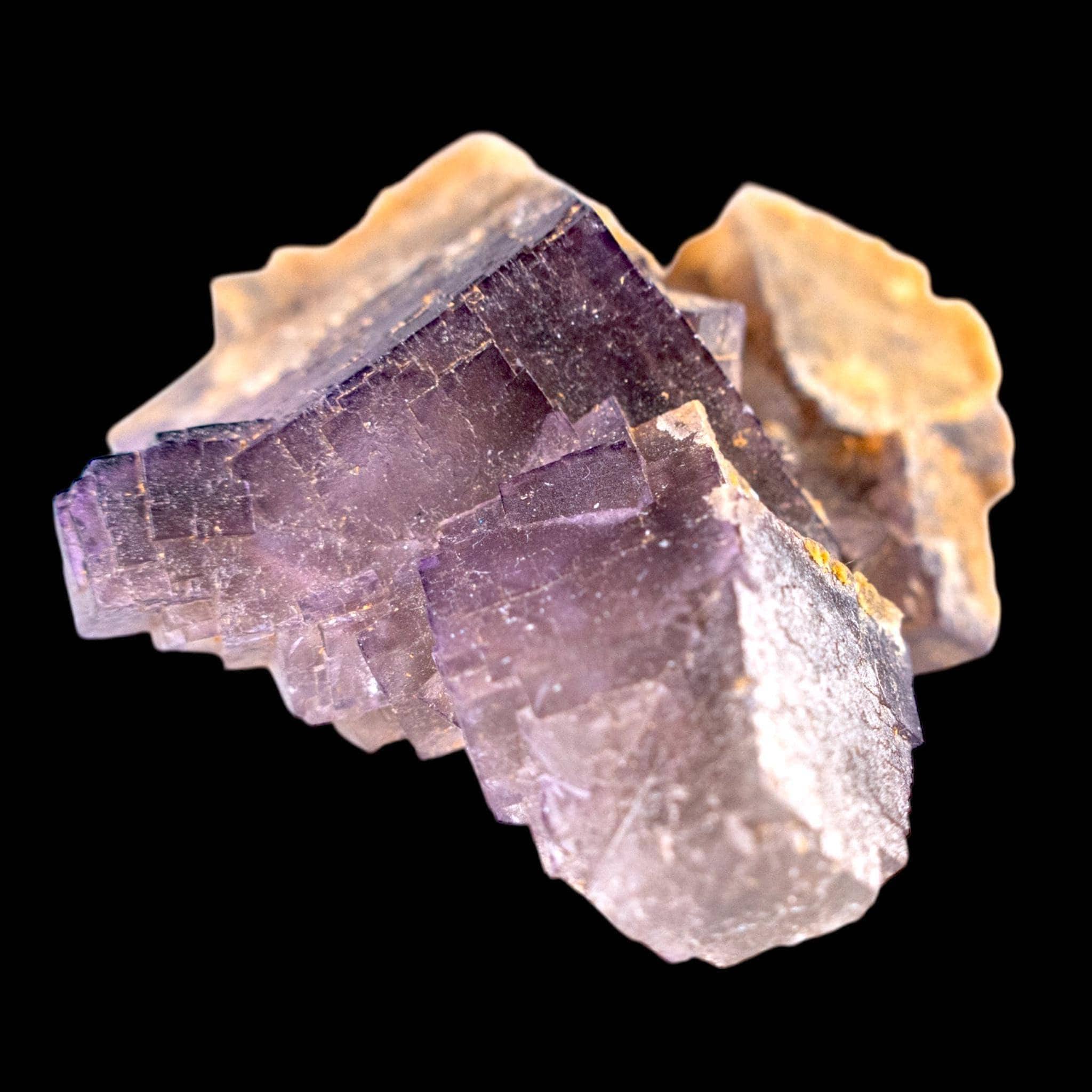Fluorite crystal, purple fluorite ideal for desk, displaying or collectors - Image 2