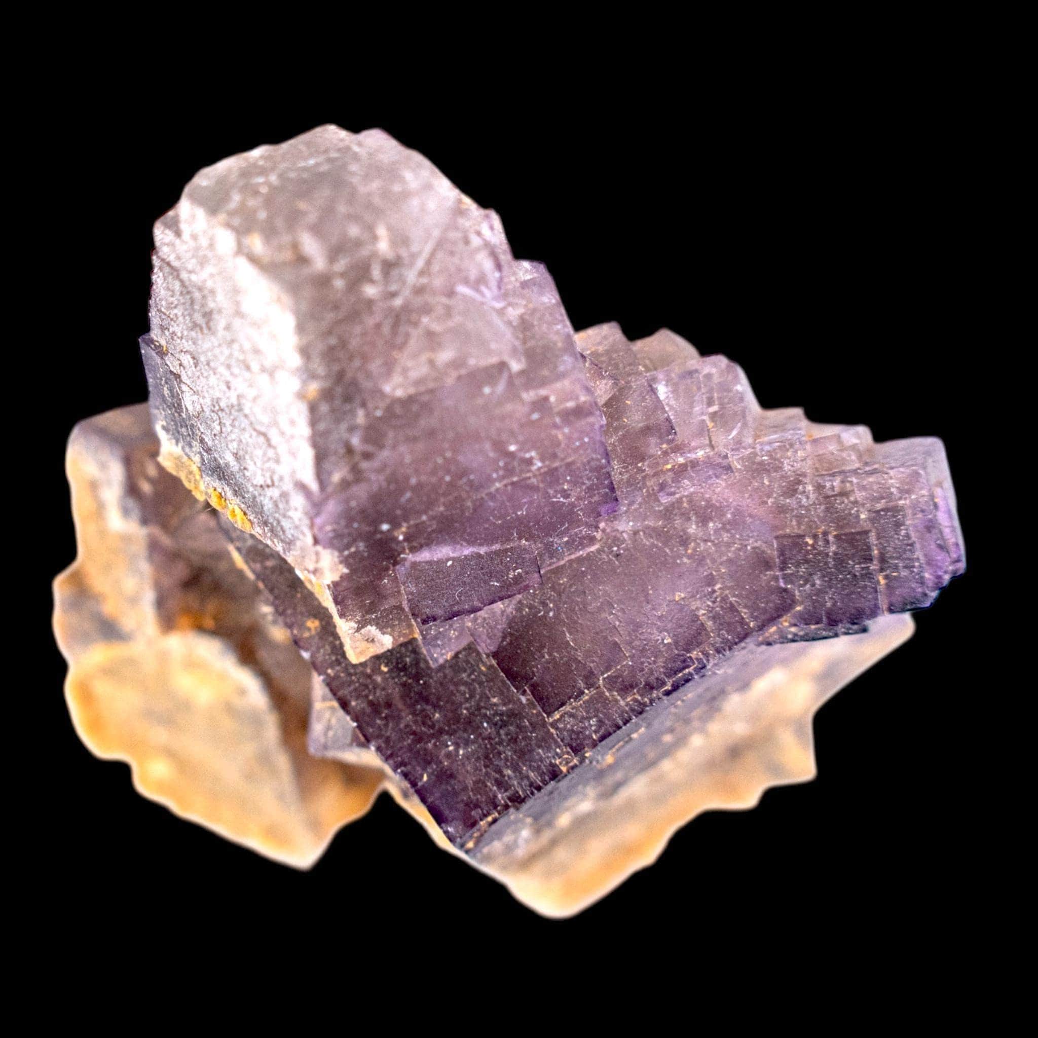 Fluorite crystal, purple fluorite ideal for desk, displaying or collectors - Image 3