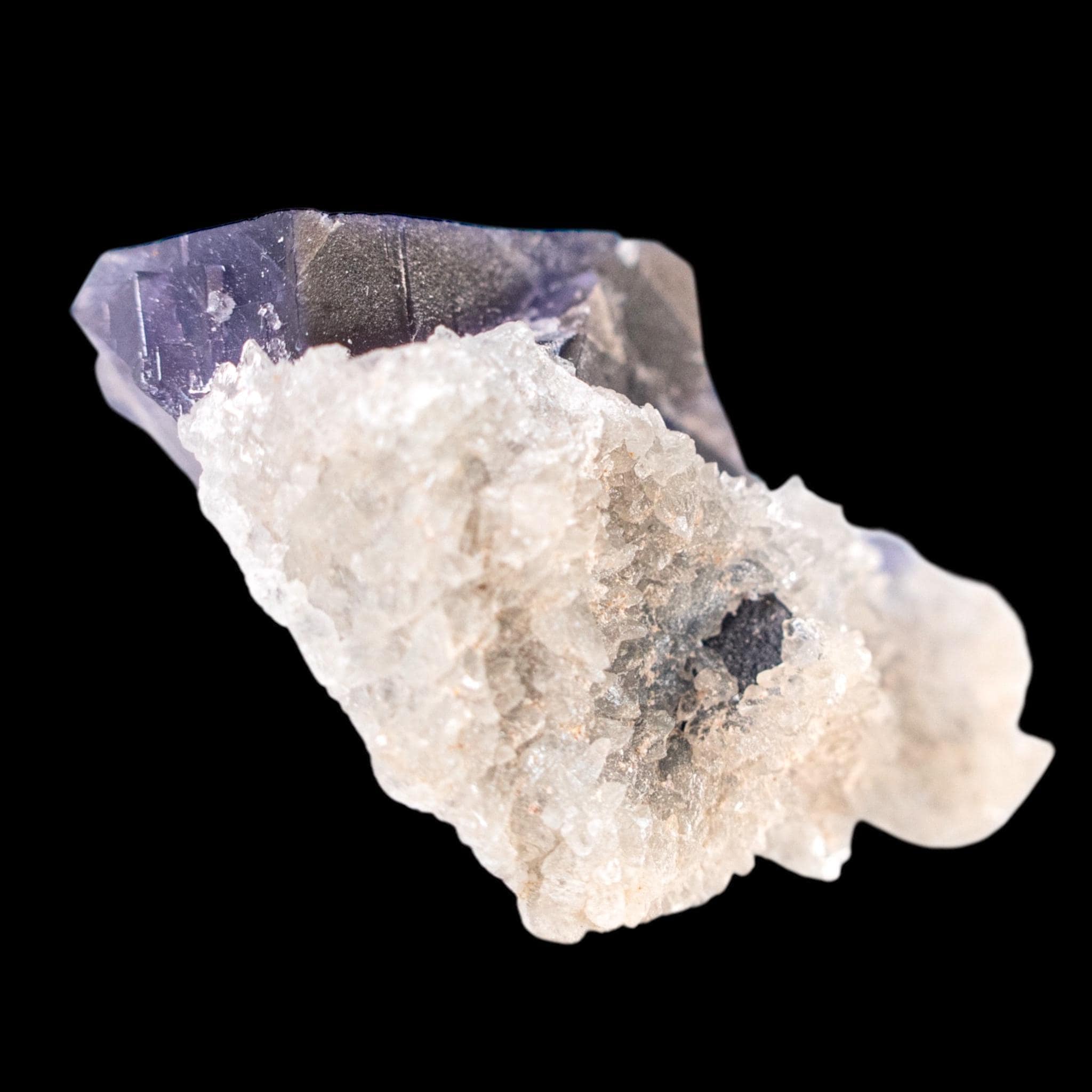 Purple fluorite crystal, cubic fluorite on matrix, natural fluorite specimen, raw crystal cluster for display - Image 8