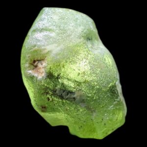 Peridot crystal specimen, natural green peridot crystal, olivine mineral specimen for collectors, raw crystal display piece