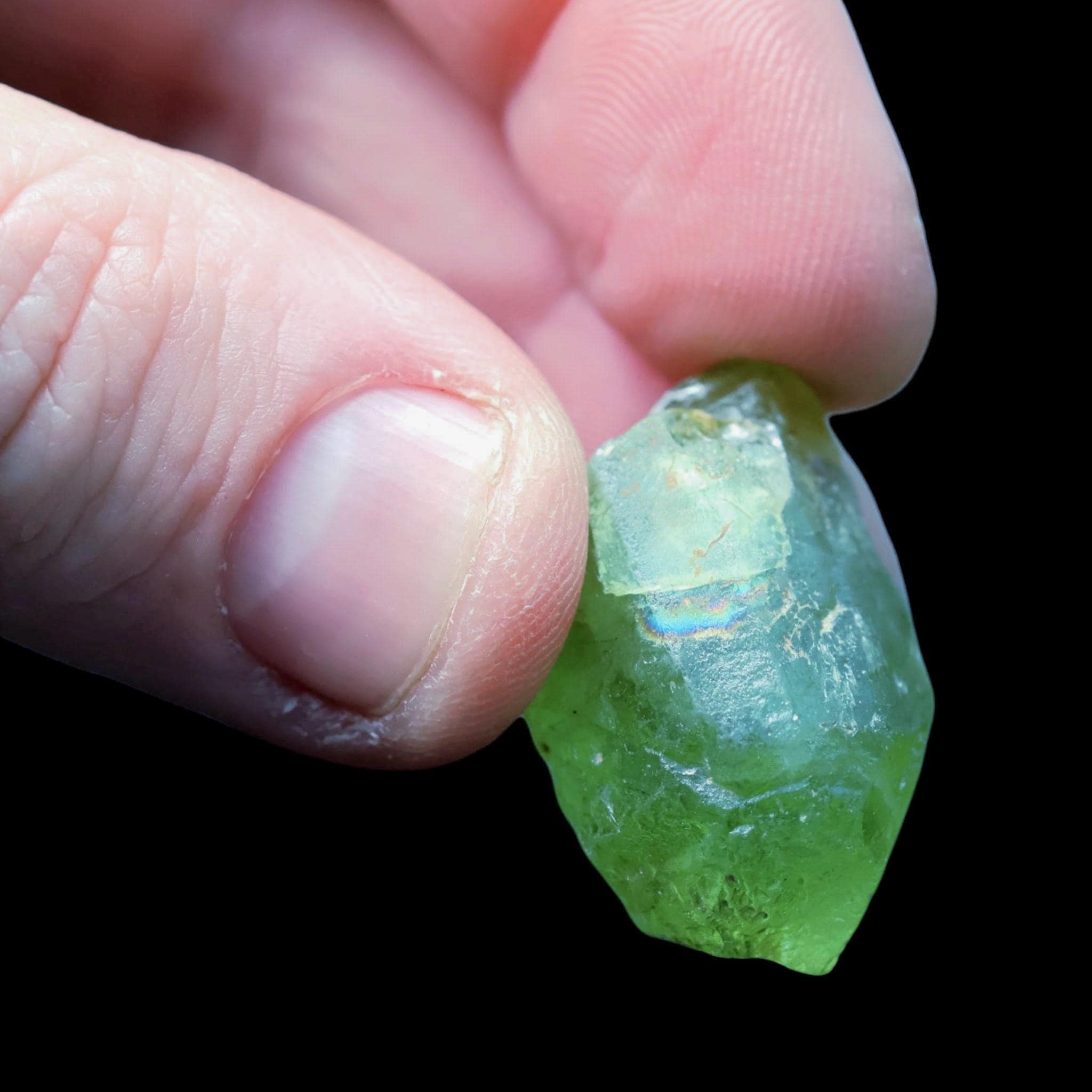 Raw peridot crystal, green peridot specimen, natural olivine crystal, august birthstone, mineral specimen for collectors and display - Image 5