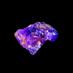 Berbes fluorite crystal, uv reactive purple fluorite from spain, raw cubic fluorite, small mineral gift, crystal for collection or display