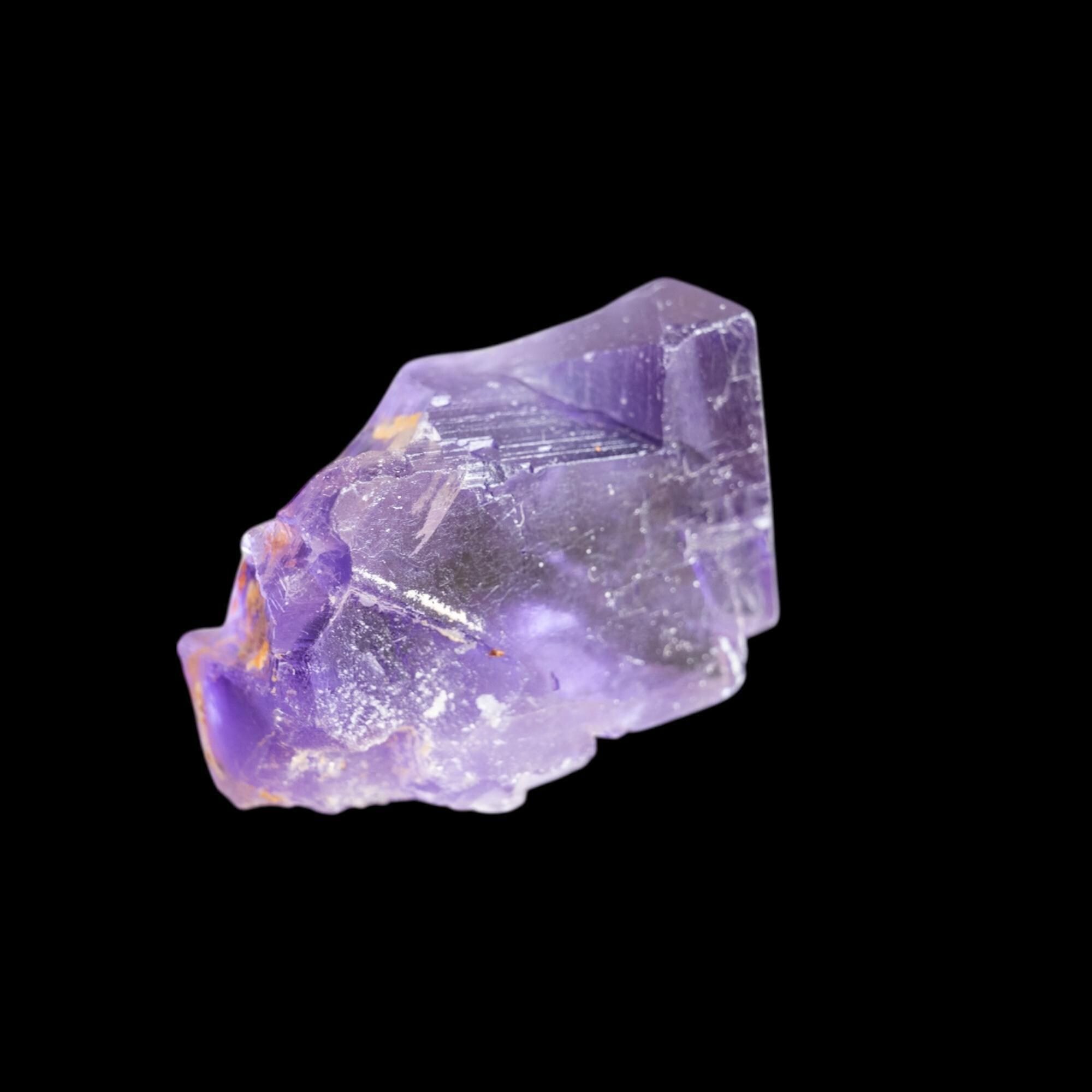 Berbes fluorite crystal, uv reactive purple fluorite from spain, raw cubic fluorite, small mineral gift, crystal for collection or display - Image 6