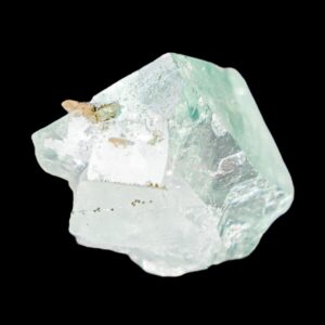 Ygx fluorite, high clarity fluorite cube, yaogangxian mine, china, pale aqua transparent crystal, natural cubic chinese mineral specimen