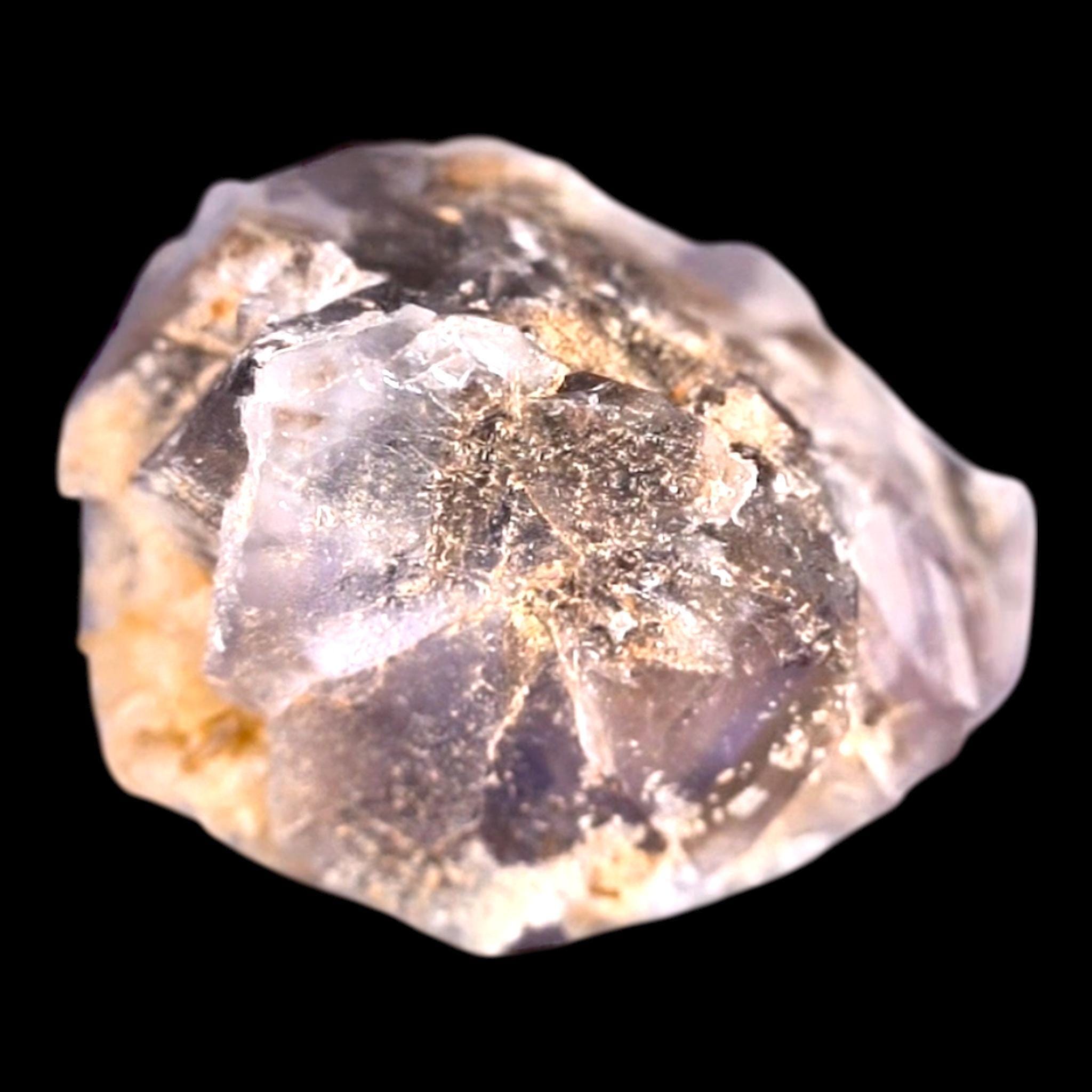 Etched fluorite crystal from pakistan raw purple fluorite with calcite natural mineral specimen cubic healing crystal for collectors - Image 5