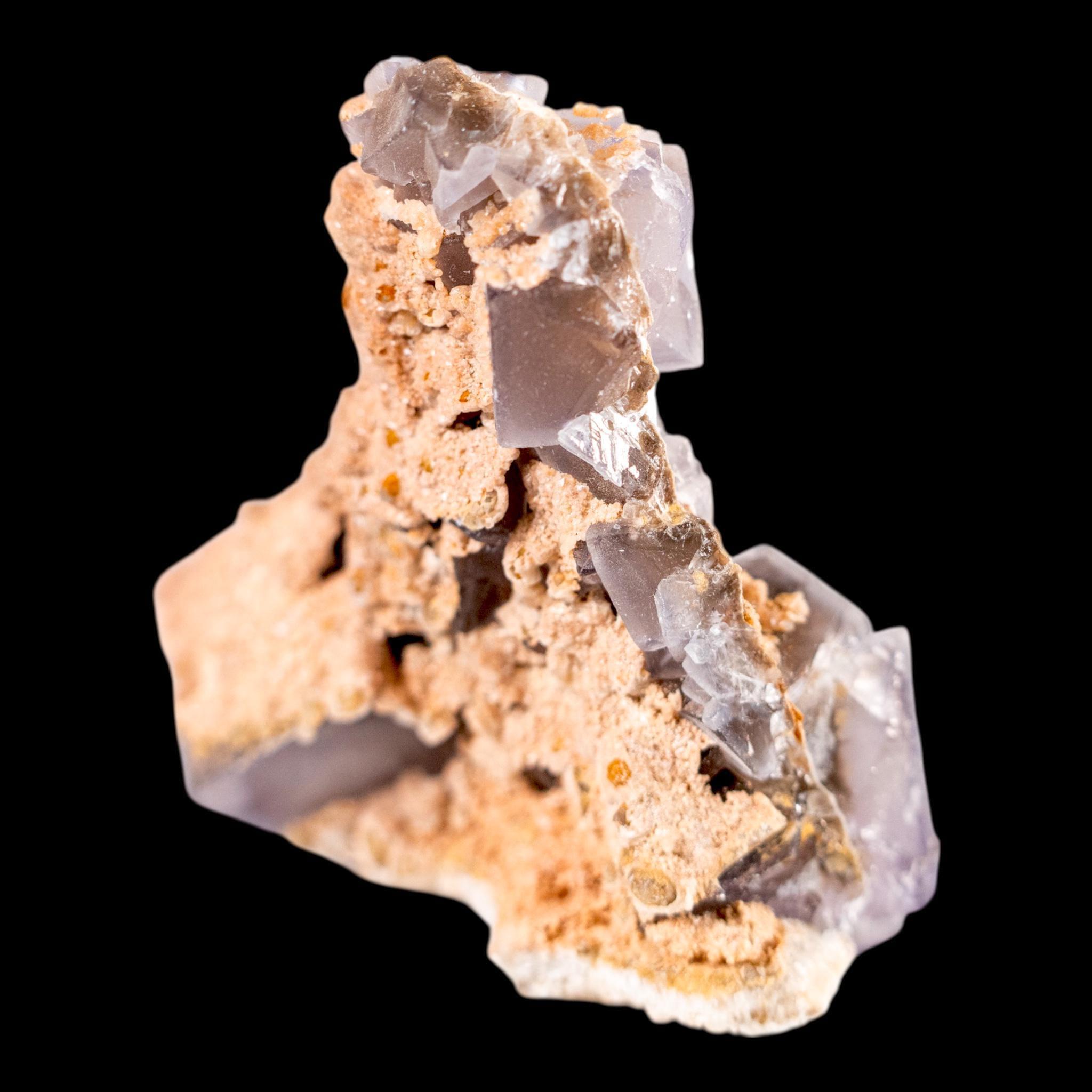 Purple fluorite with calcite for home decor or spiritual practise - Image 5