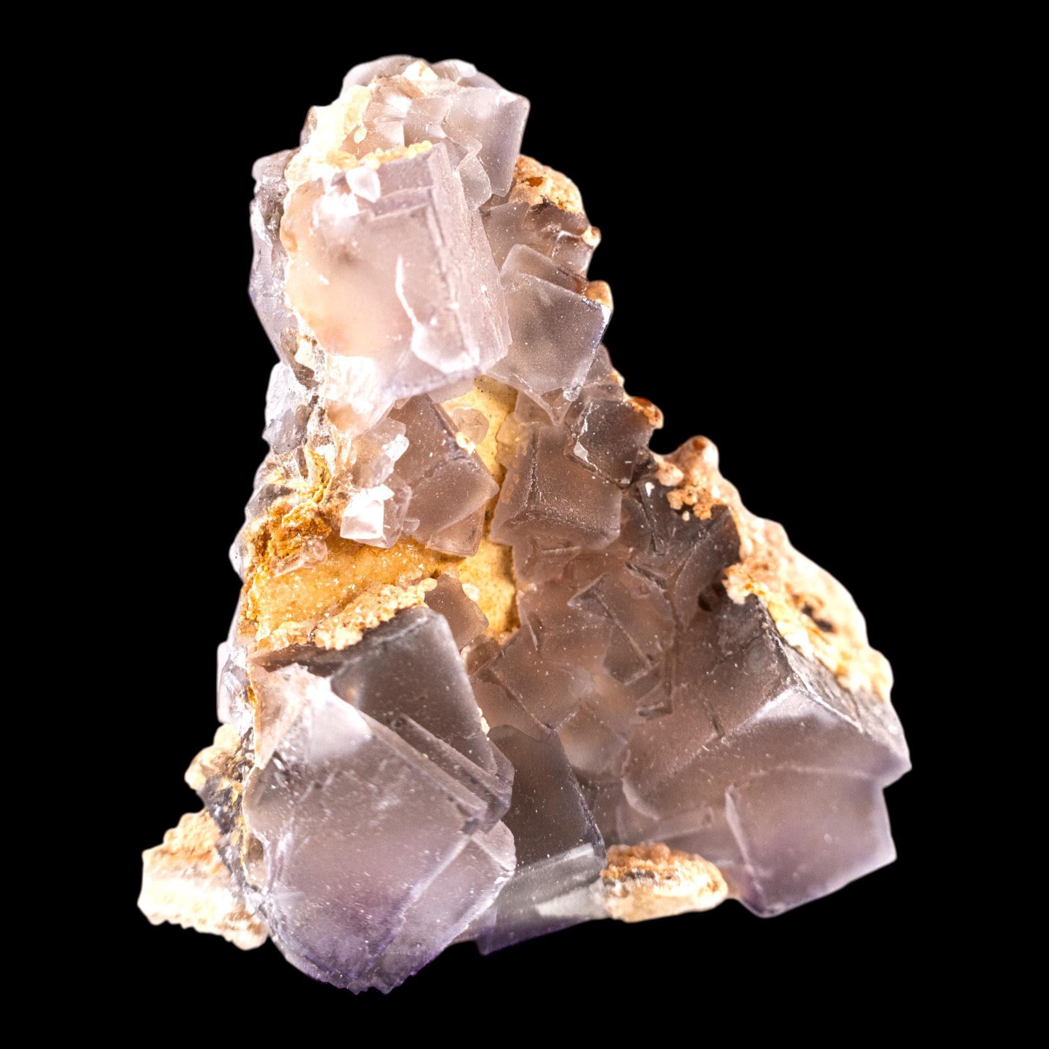 Purple fluorite with calcite for home decor or spiritual practise - Image 7