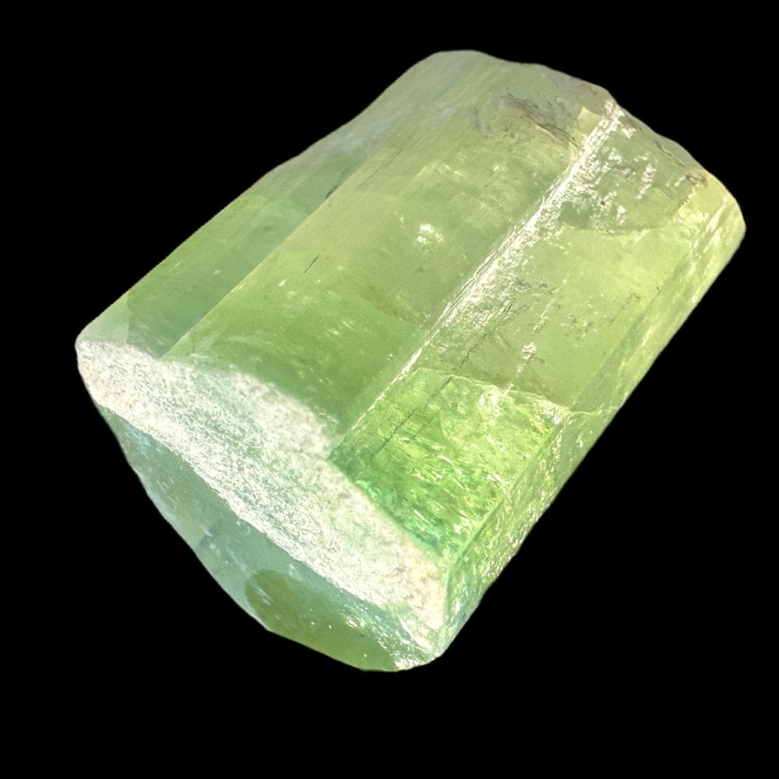 Green tourmaline crystal for collectors natural tourmaline specimen raw green crystal for display - Image 6