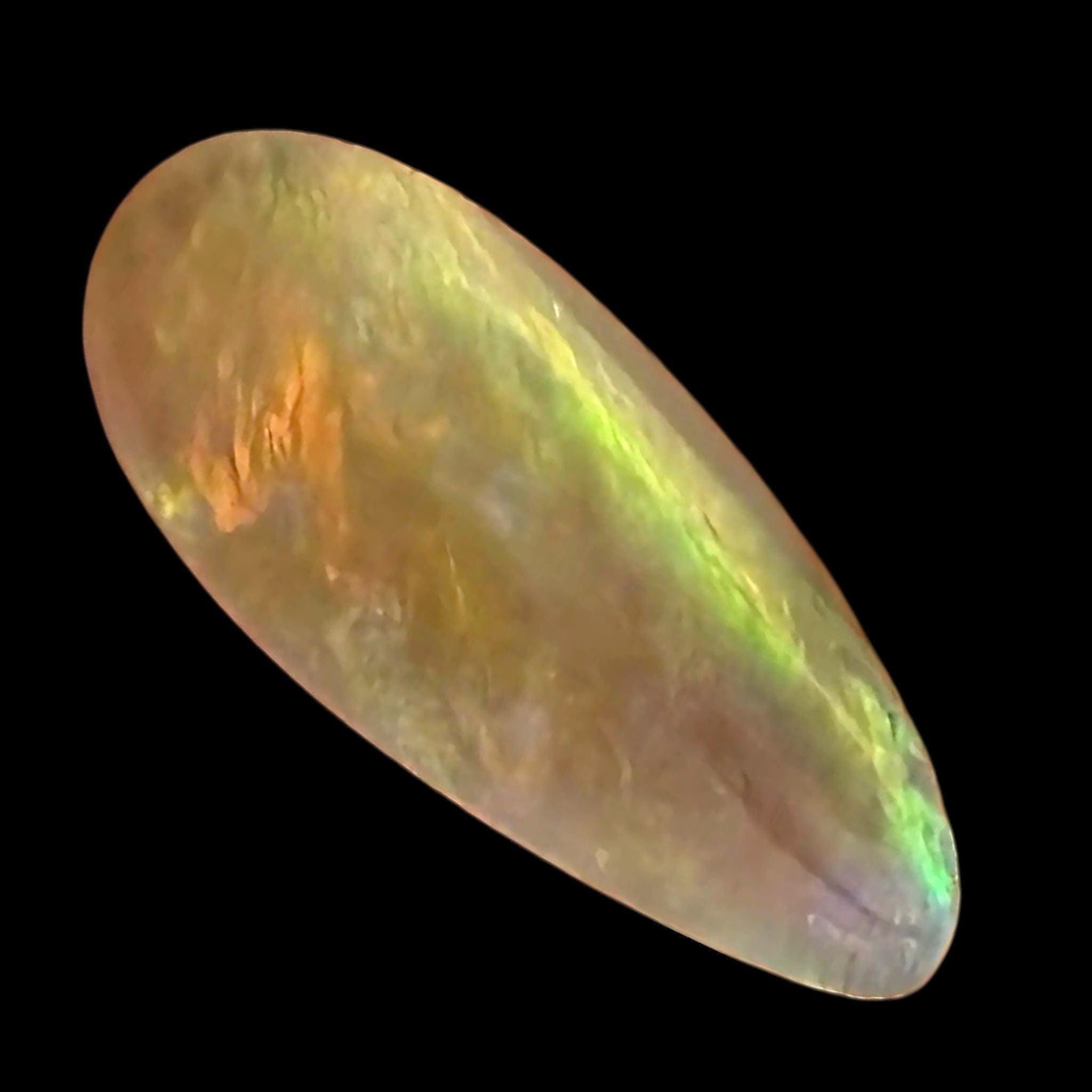 Solid opal cabochon teardrop for jewellery makers, raw australian opal for ring or pendant settings, loose opal gemstone for crafting gifts - Image 3