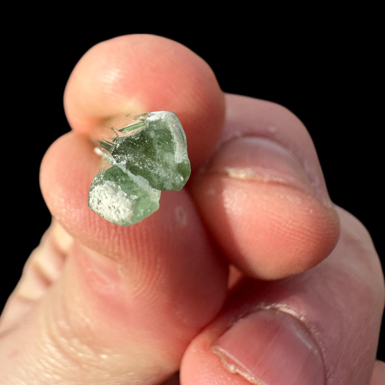 Green green elbaite tourmaline specimen natural raw tourmaline crystal light green pegmatite mineral for collectors display or energy work - Image 8