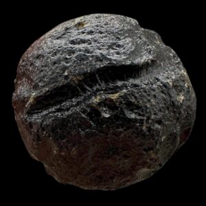 Rizalite tektite crystal from philippines, natural black tektite specimen, meteorite impact glass, rare tektite for collectors